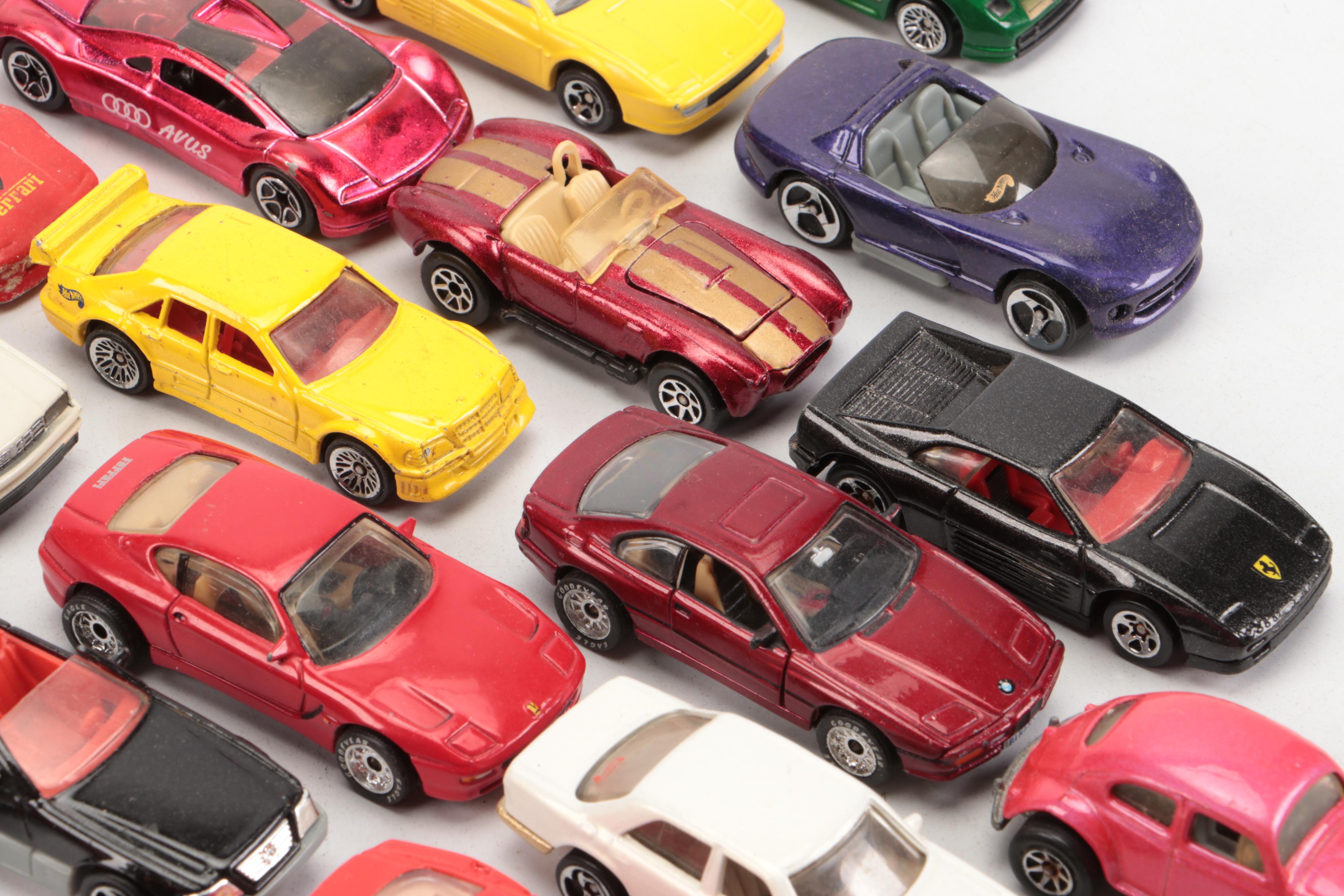 Mattel Hot Wheels Ferrari, Lamborghini Diablo and Other Diecast Toy Cars