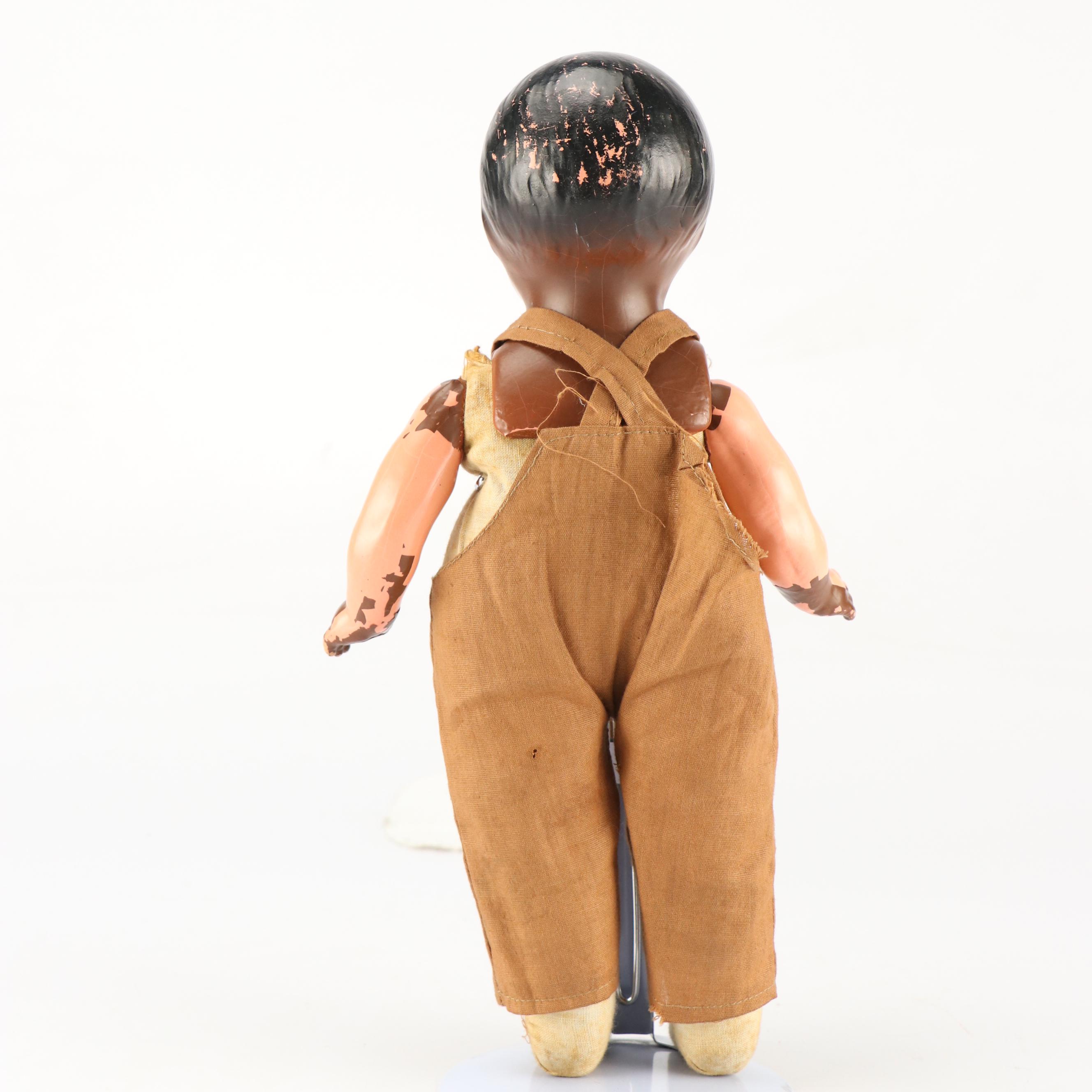 Madame Hendron Doll with Other Composite Doll and  Glasco Baby Vanity Jars