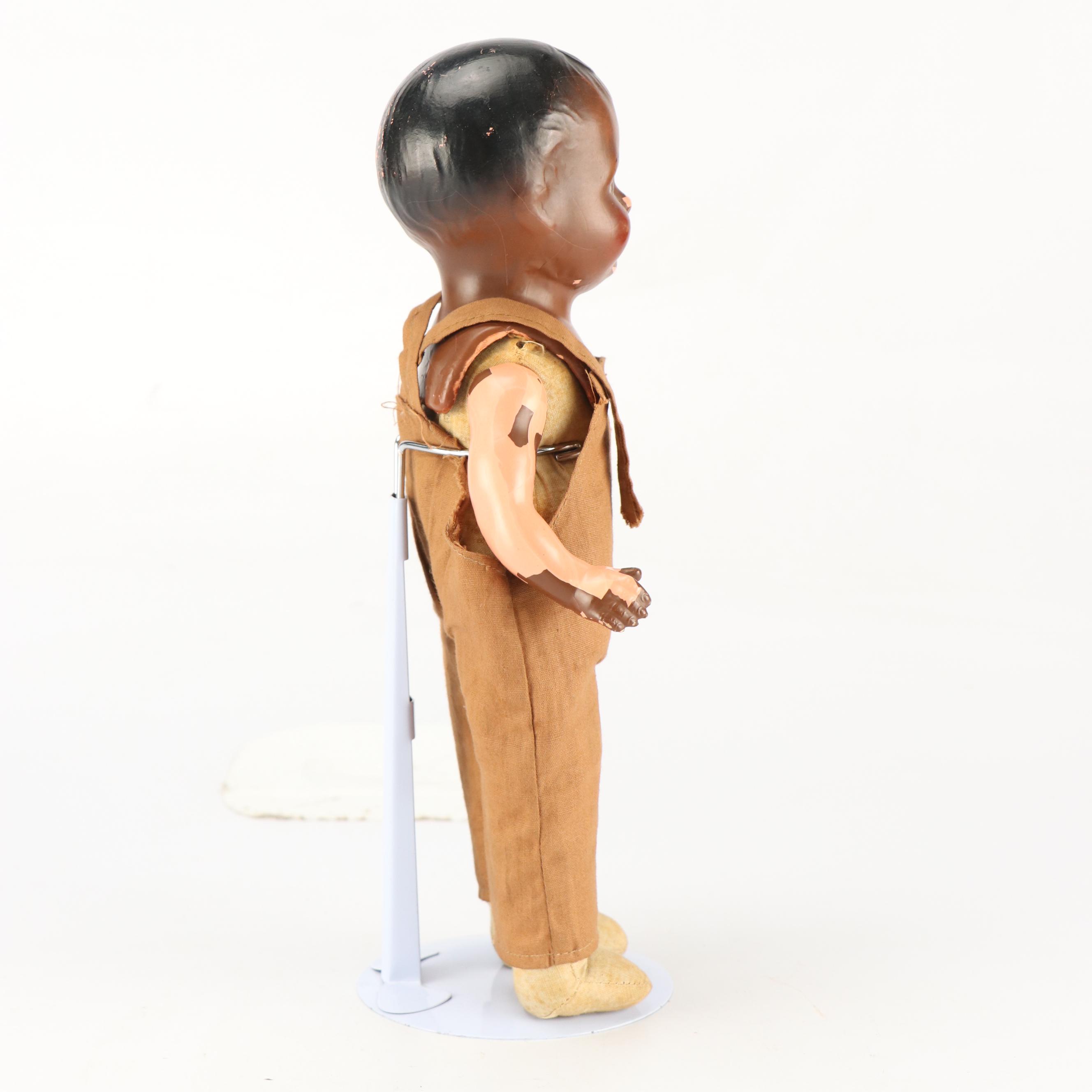 Madame Hendron Doll with Other Composite Doll and  Glasco Baby Vanity Jars