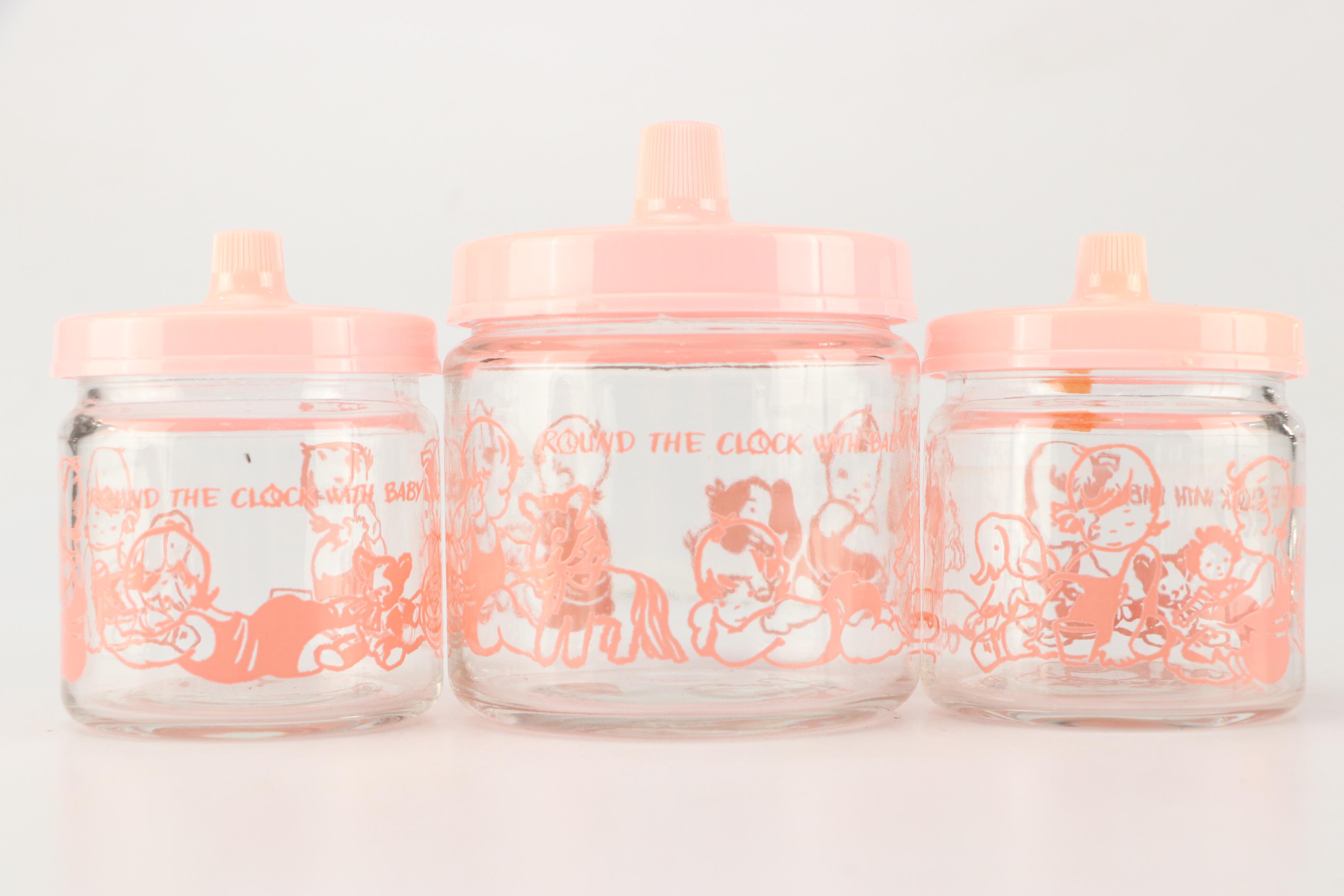 Madame Hendron Doll with Other Composite Doll and  Glasco Baby Vanity Jars