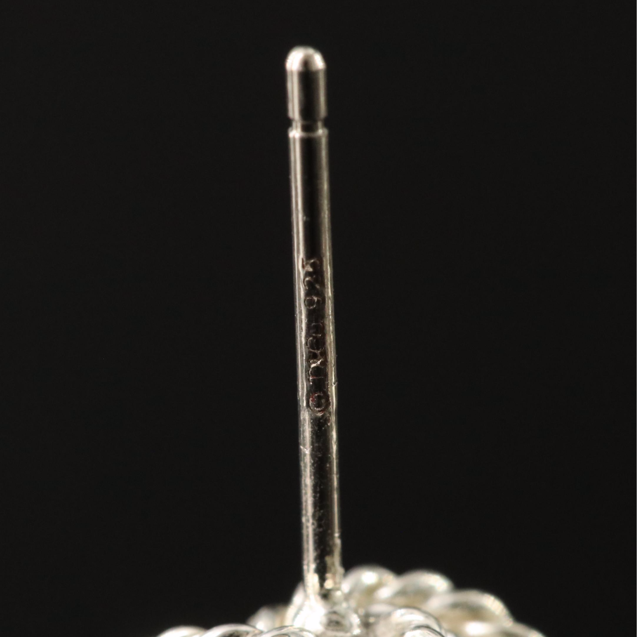 Tiffany & Co. Sterling Twist Knot Earrings