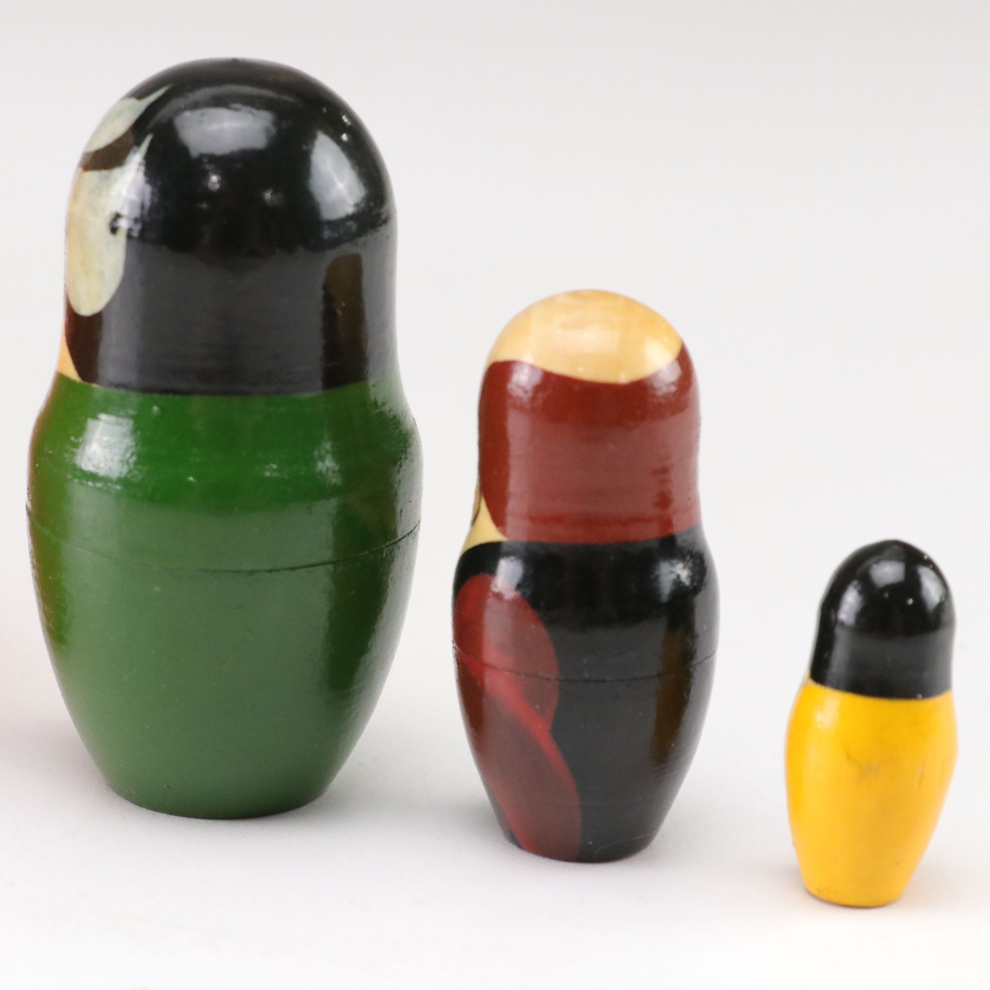 USSR Hand-Painted Wooden Russian Leaders Matryoshka Dolls