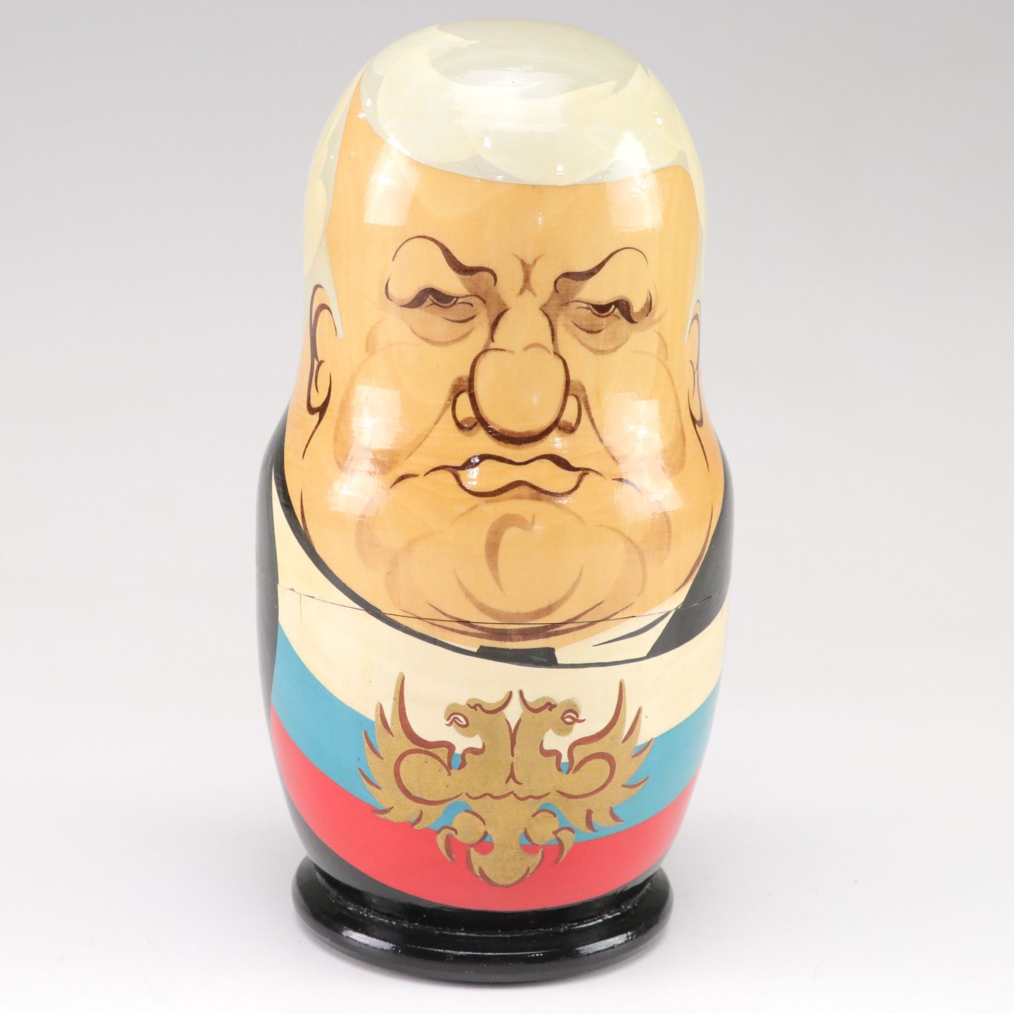 USSR Hand-Painted Wooden Russian Leaders Matryoshka Dolls