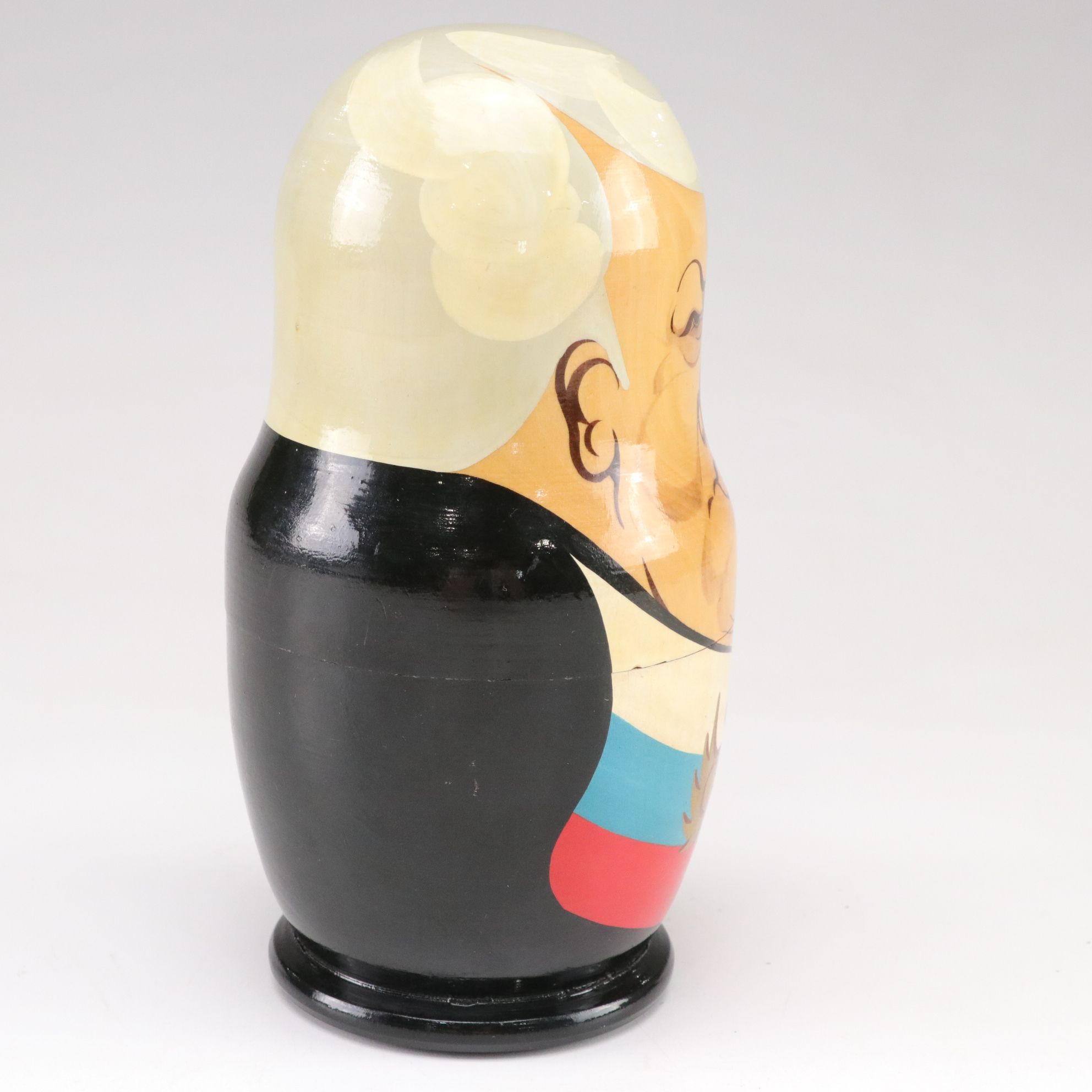 USSR Hand-Painted Wooden Russian Leaders Matryoshka Dolls