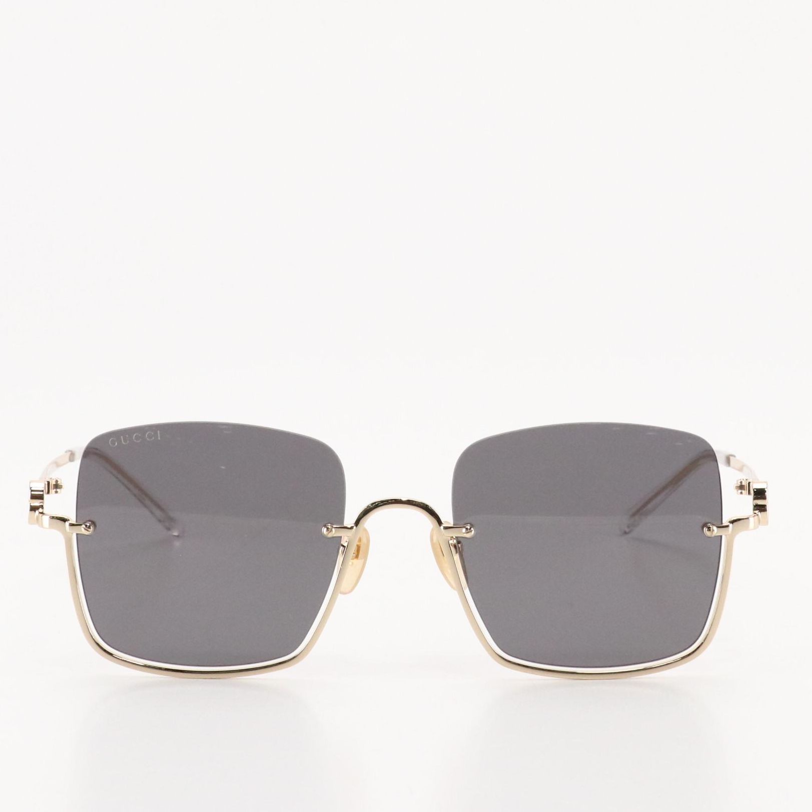 Gucci GG1279 Half-Rim Square Sunglasses with Case