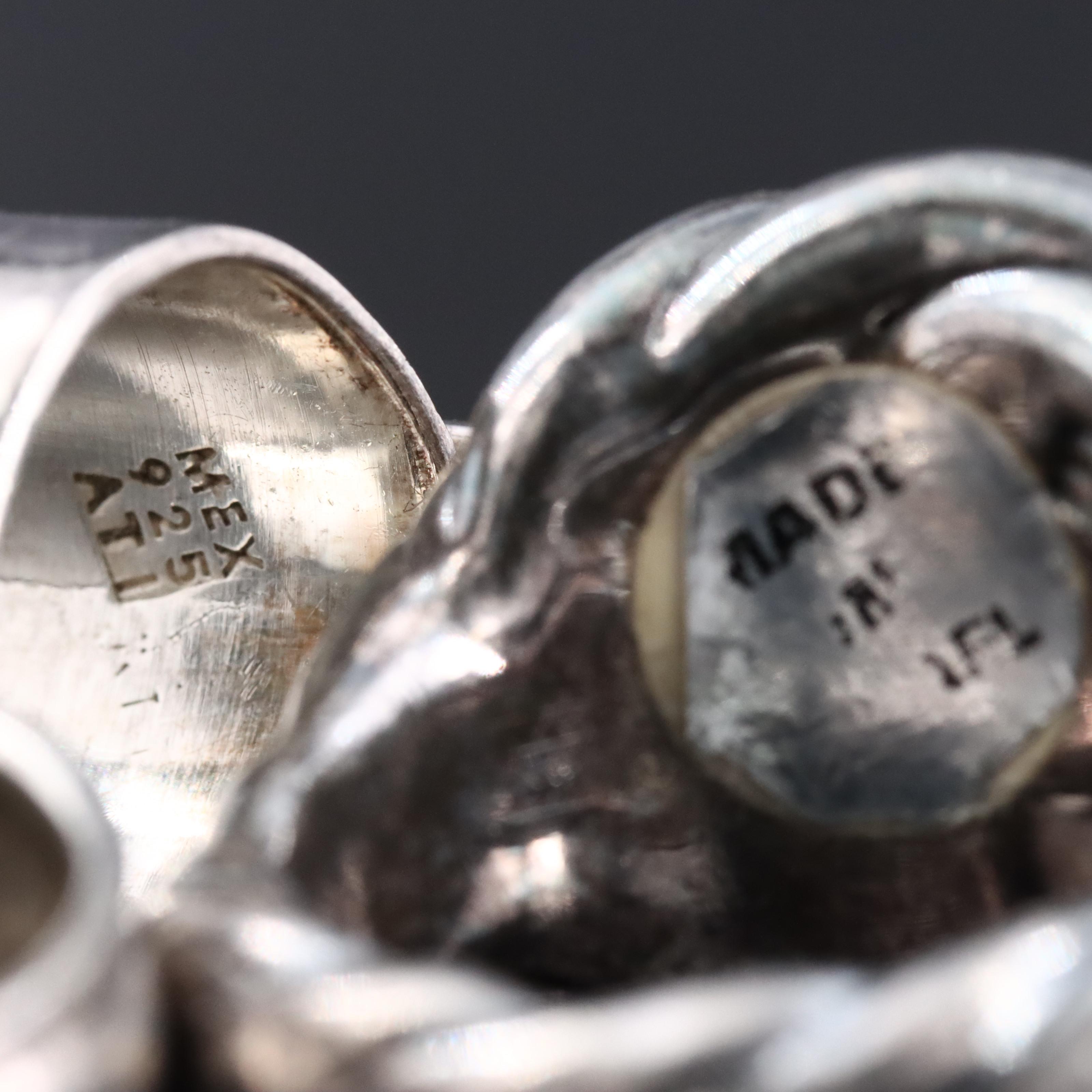 Sterling, Faux Turquoise and Faux Black Onyx Featured in Ring Collection