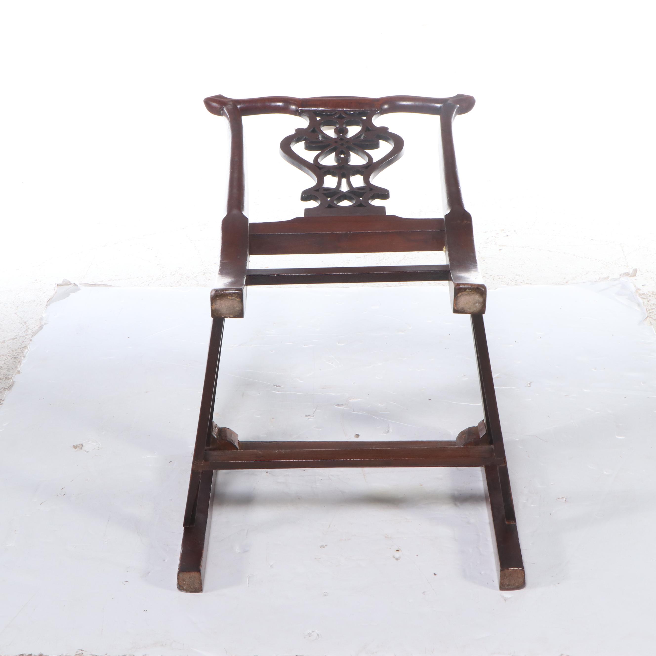 Chippendale Style Carved Mahogany Side Chair