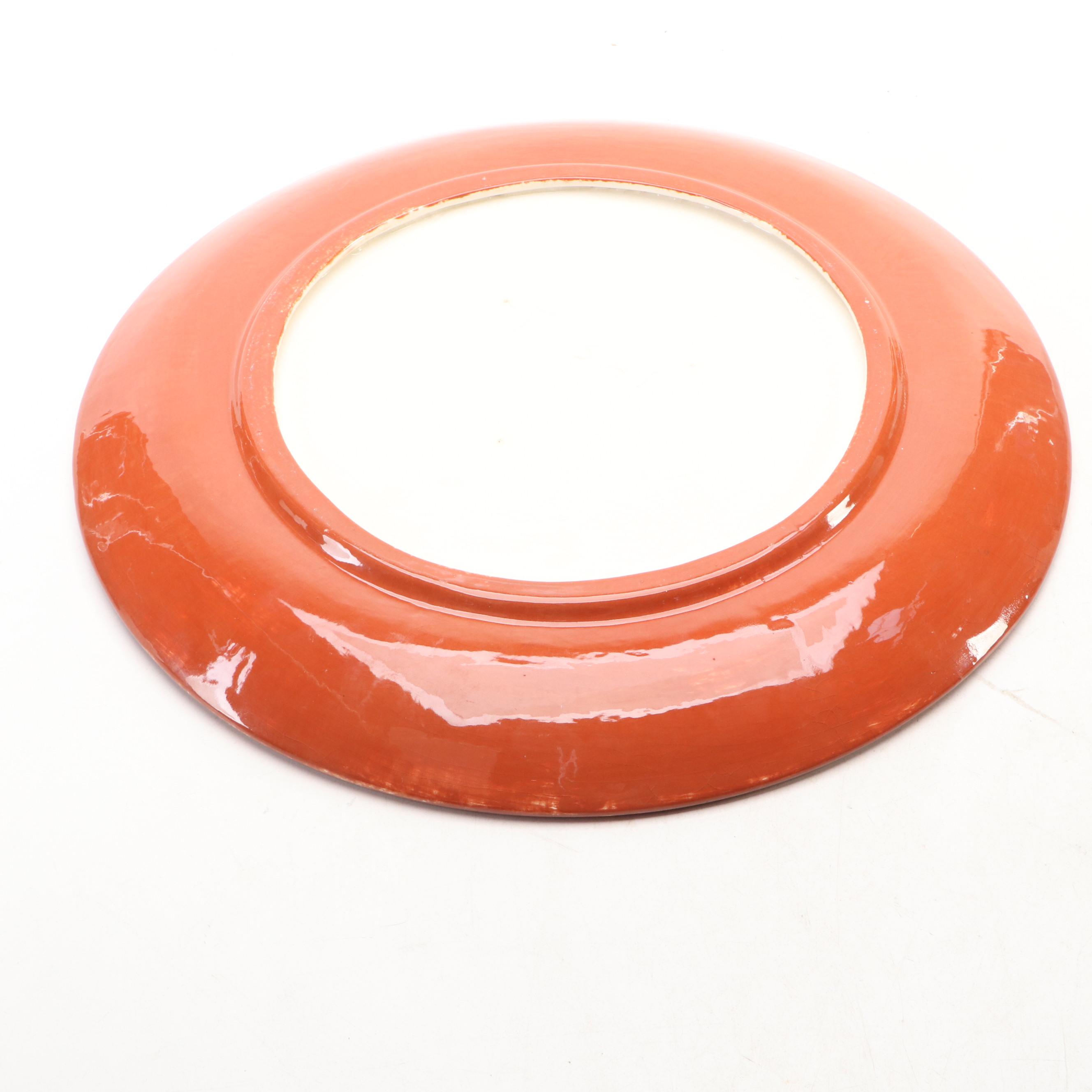 Toshi Japanese Lady Ceramic Decorative Plate