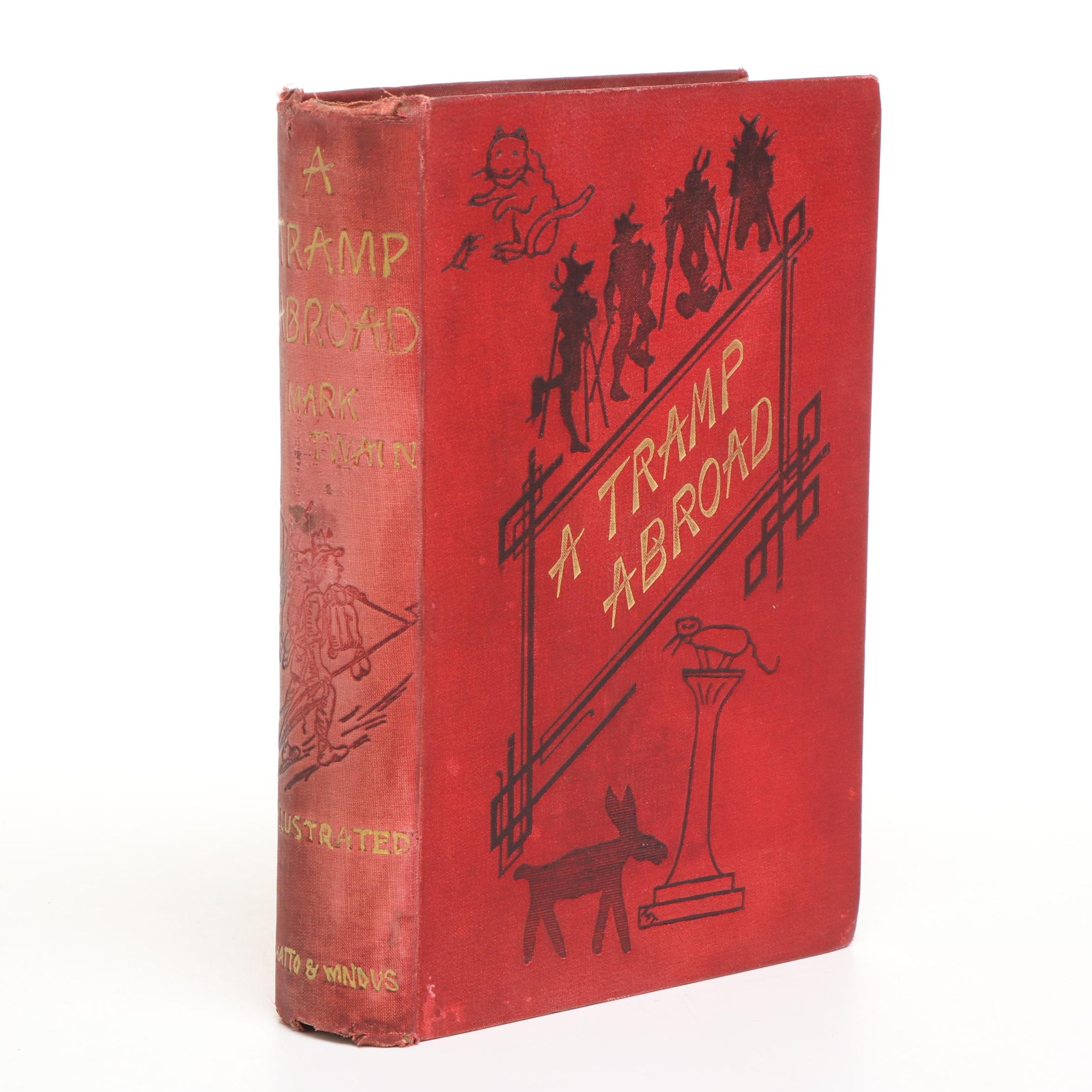 First UK Edition "A Tramp Abroad" by Mark Twain, 1880