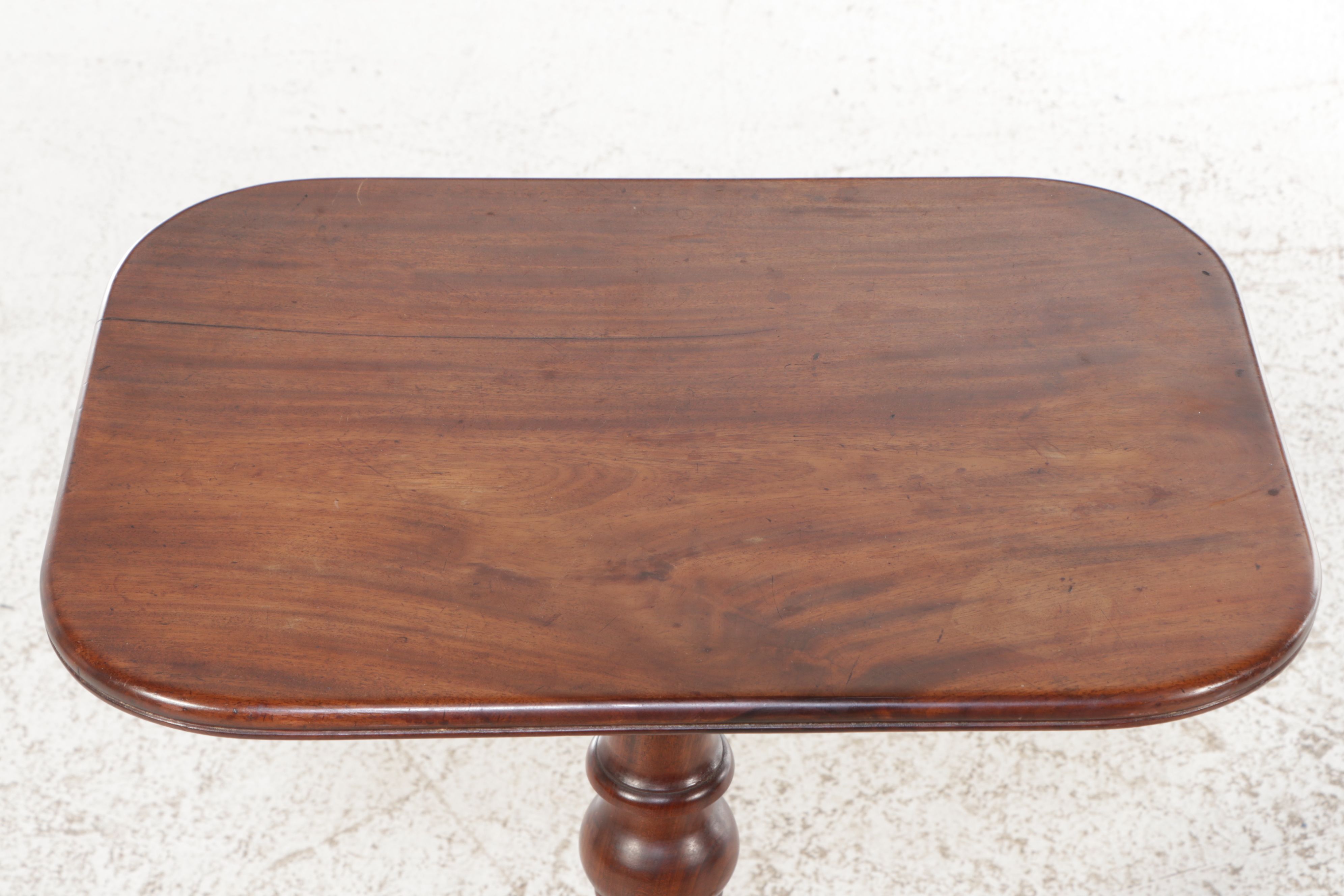 Regency Style Mahogany Tripod Side Table, 20th Century