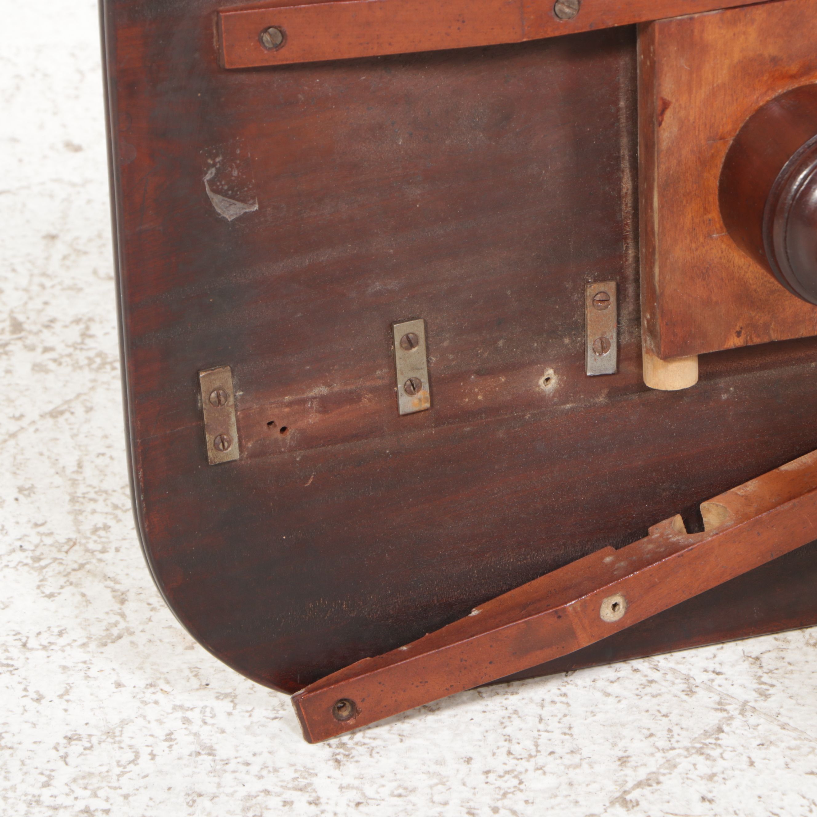 Regency Style Mahogany Tripod Side Table, 20th Century