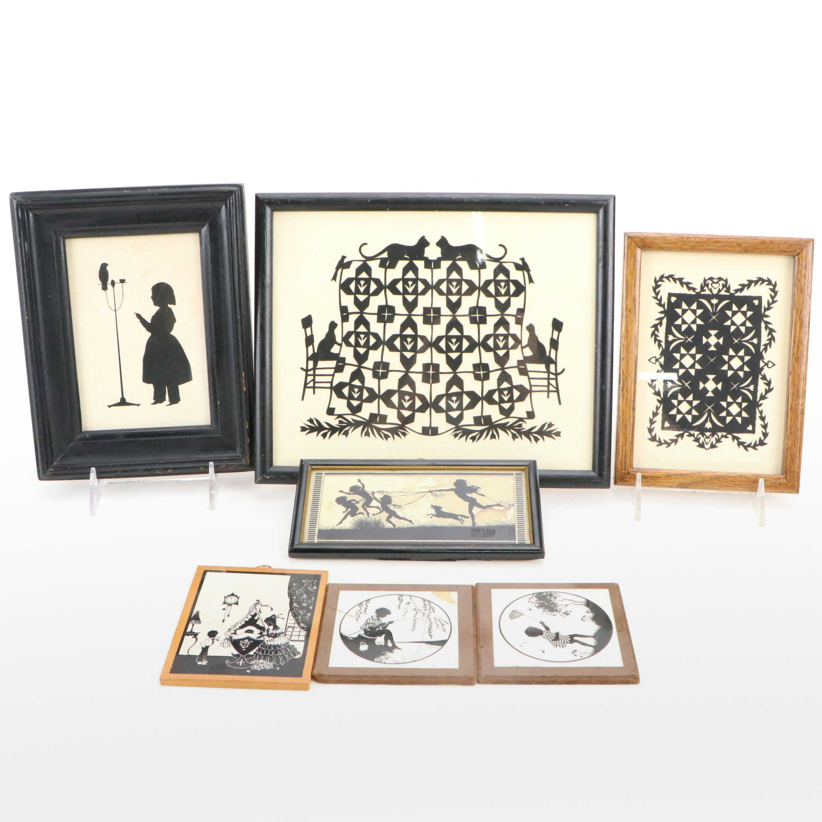 Janice Dyar Harrell Scherenschnitte Paper Cutting and Other Silhouette Art