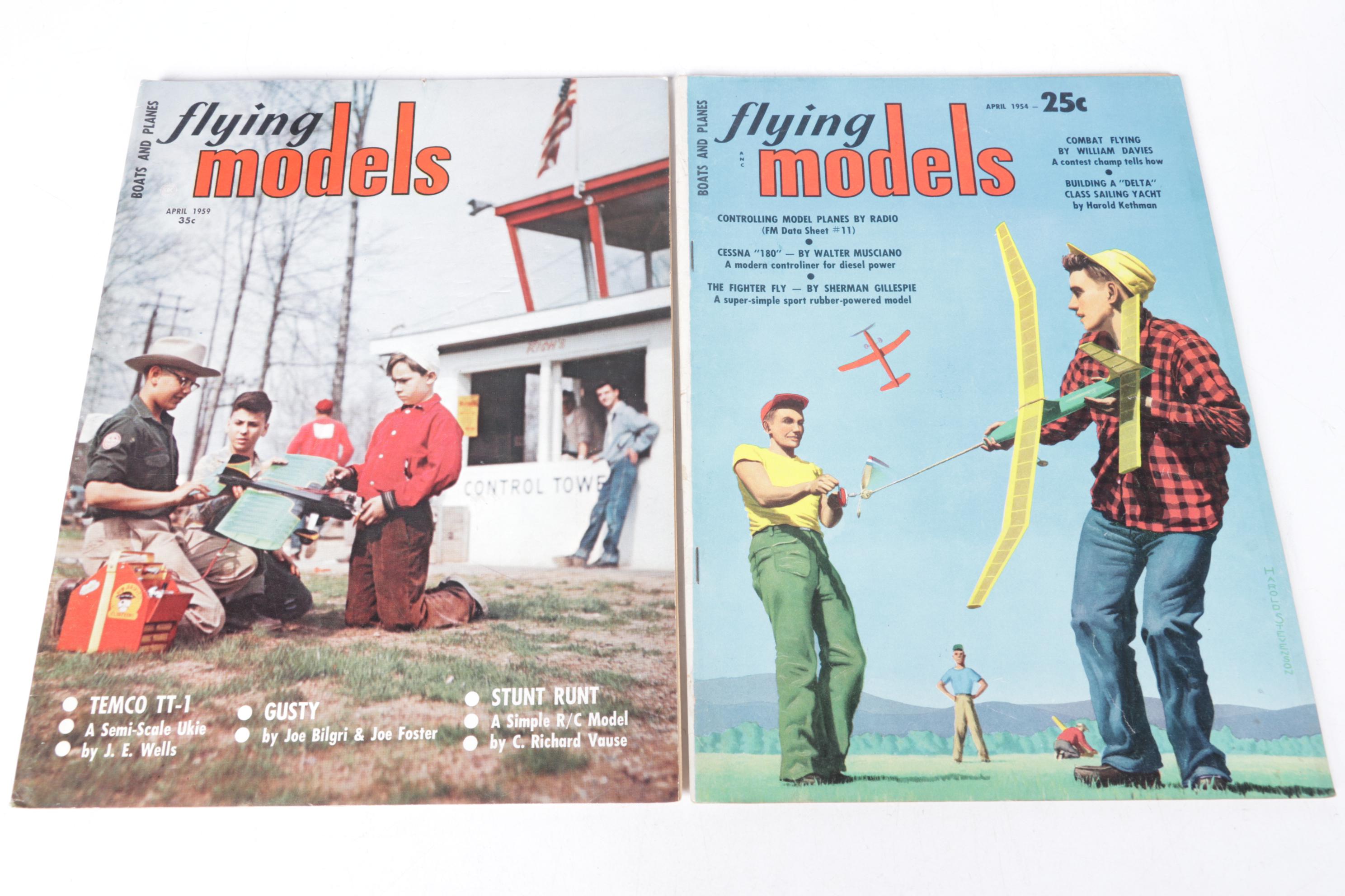 "Flying Models" Hobbyist Magazine Collection, Mid-20th Century