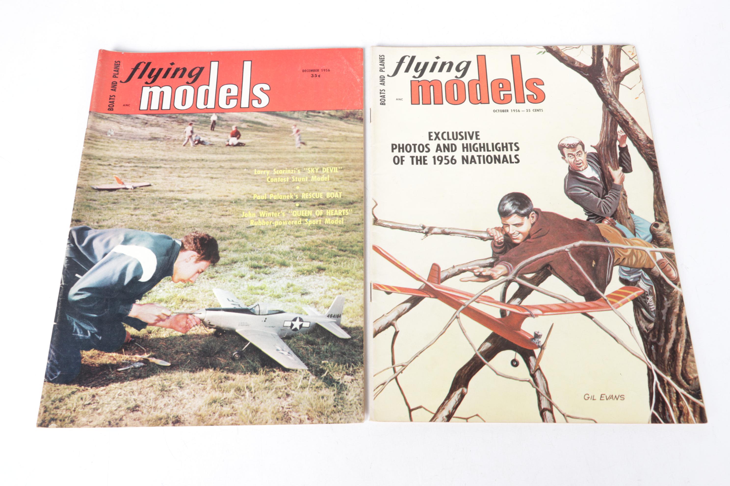 "Flying Models" Hobbyist Magazine Collection, Mid-20th Century