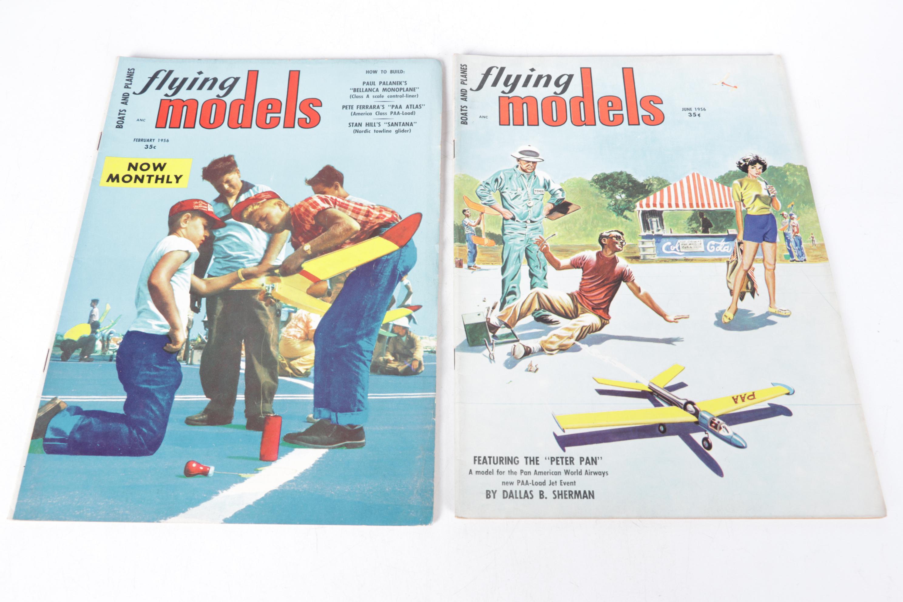 "Flying Models" Hobbyist Magazine Collection, Mid-20th Century