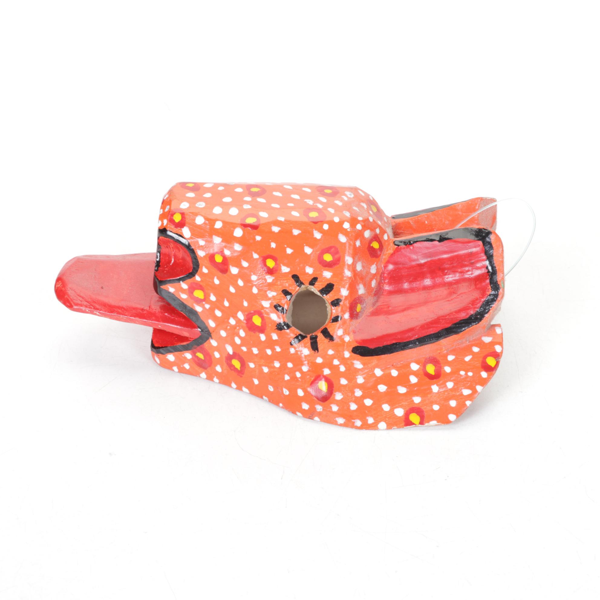 Bamana N'tomo and Guatemalan Style Souvenir Masks