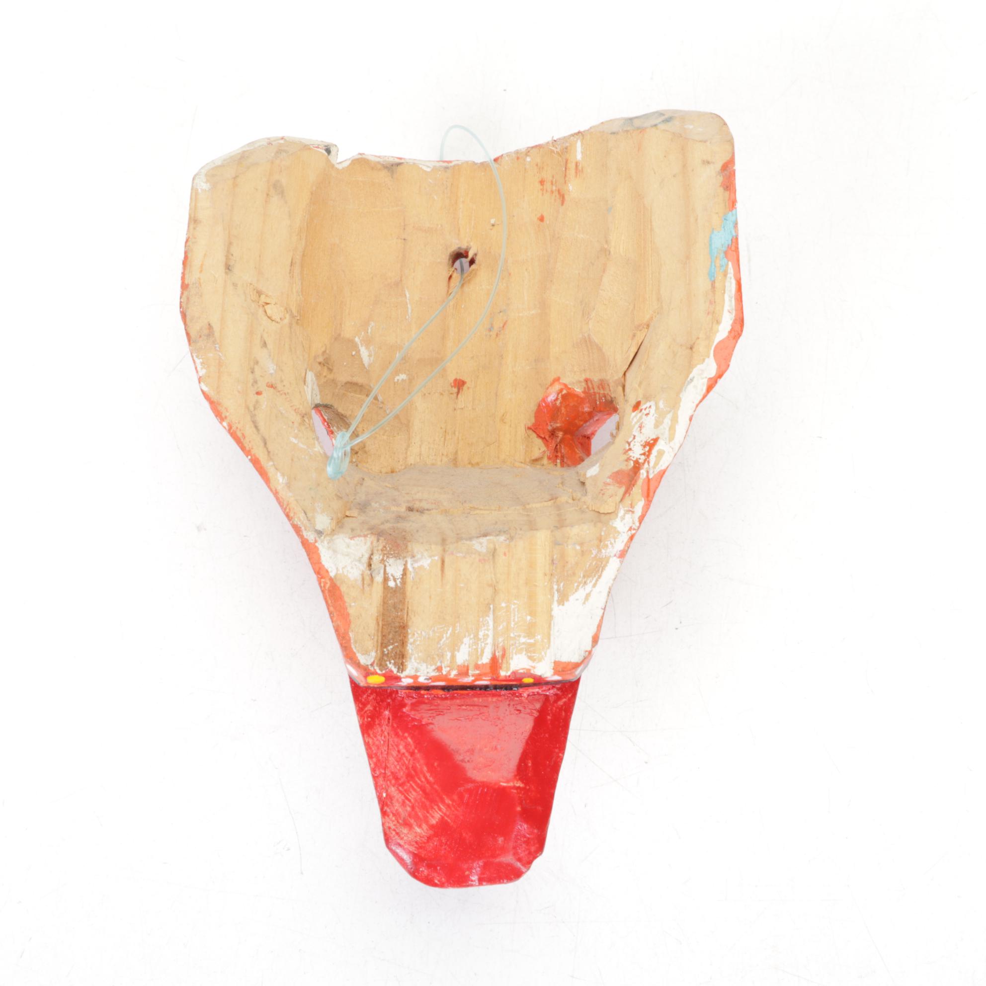 Bamana N'tomo and Guatemalan Style Souvenir Masks