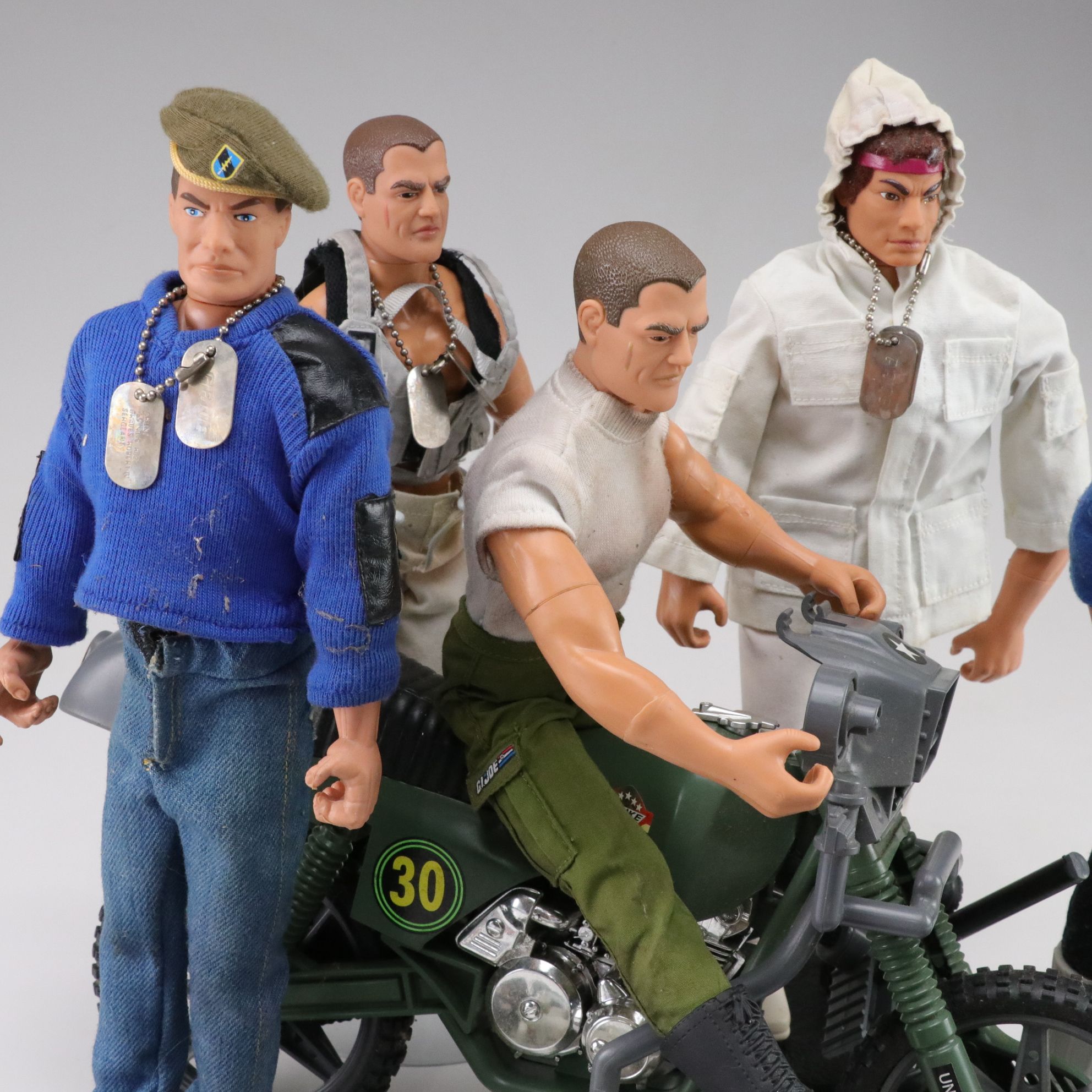 Hasbro GI Joe Action Figures with Accessories and Two Stands