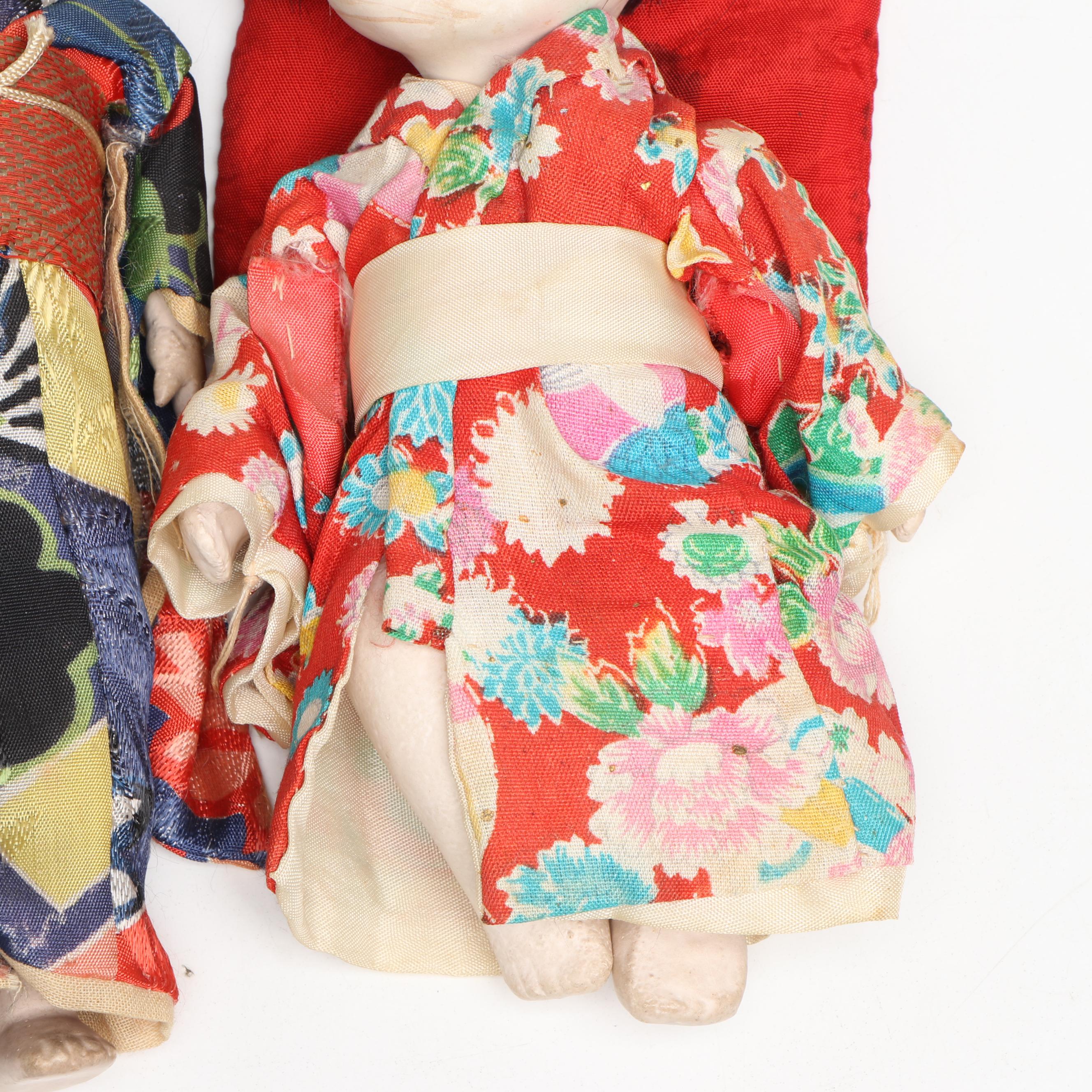 Japanese Plaster Dolls, Mid-20th Century