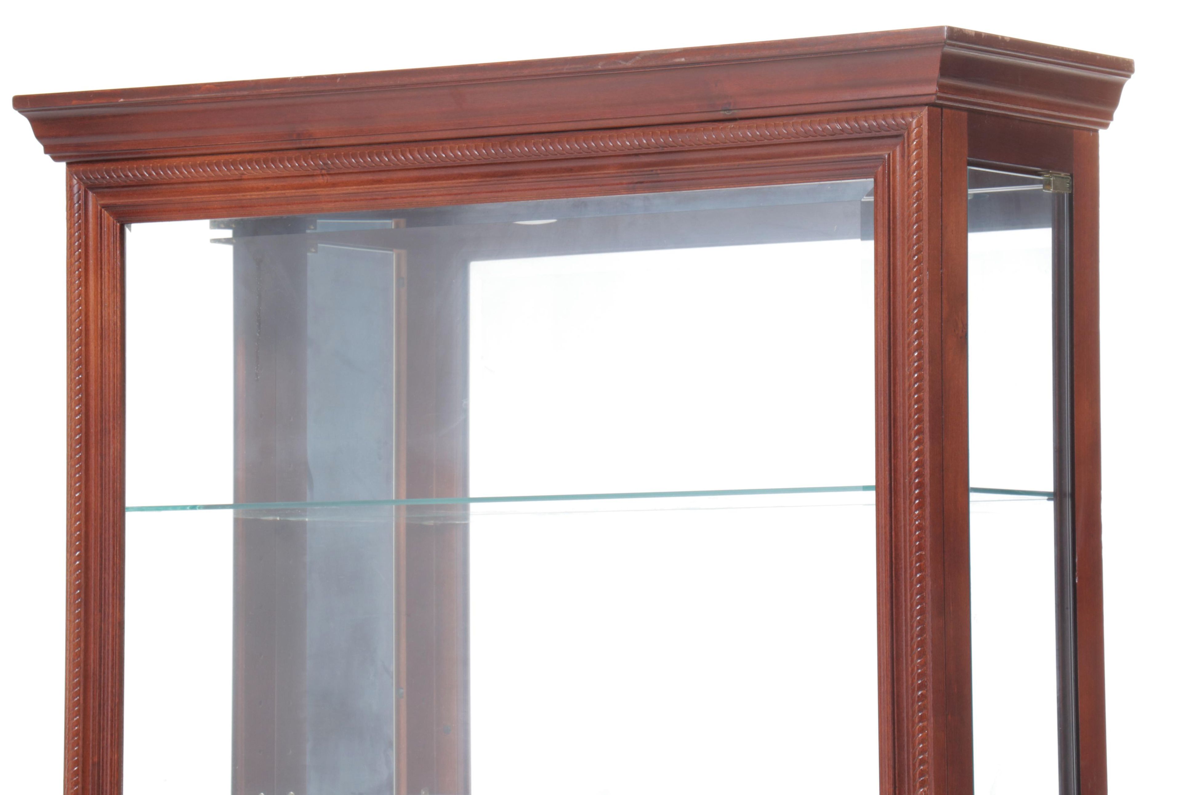 Georgian Style Mahogany Curio Cabinet