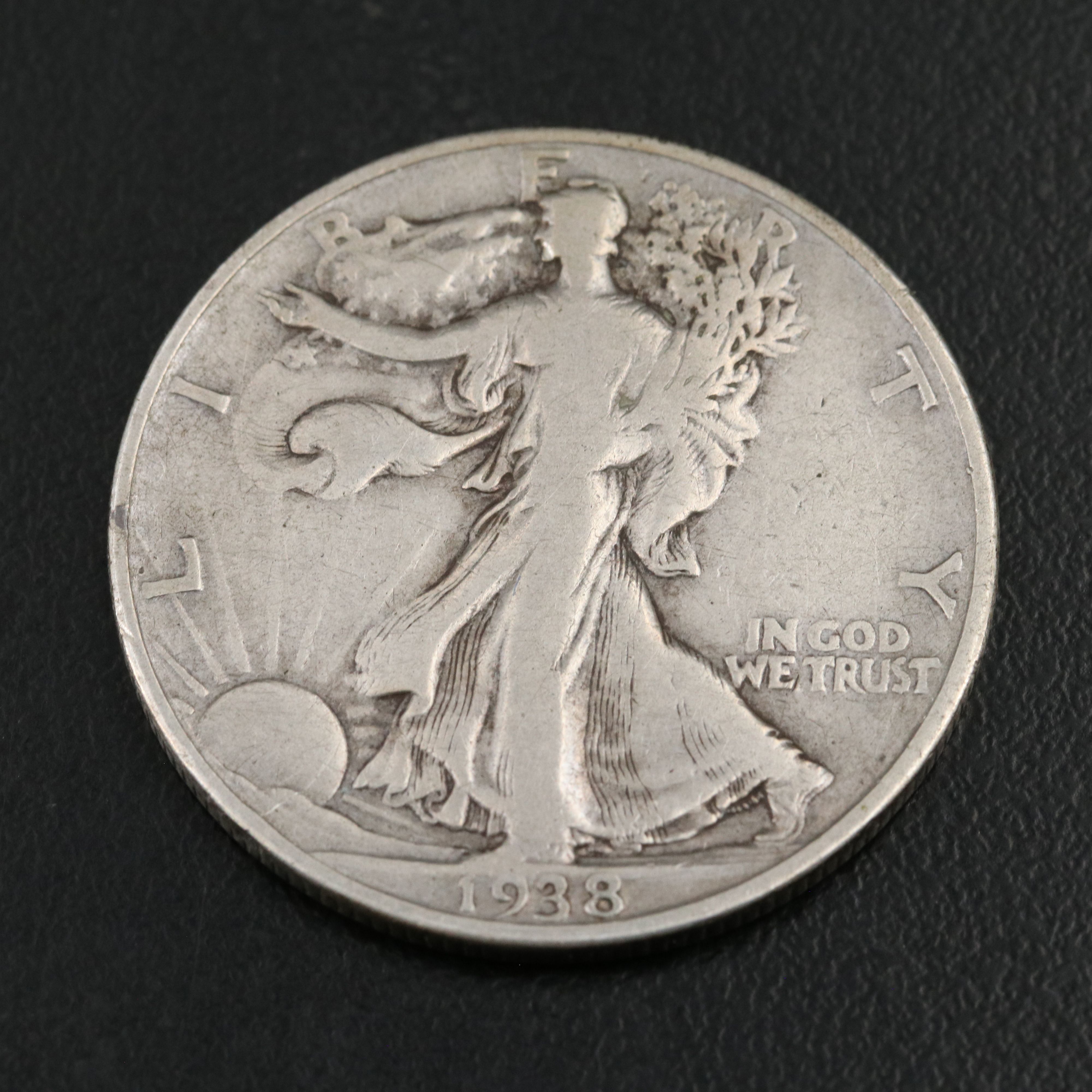 1919-D and 1938-D Walking Liberty Half Dollars