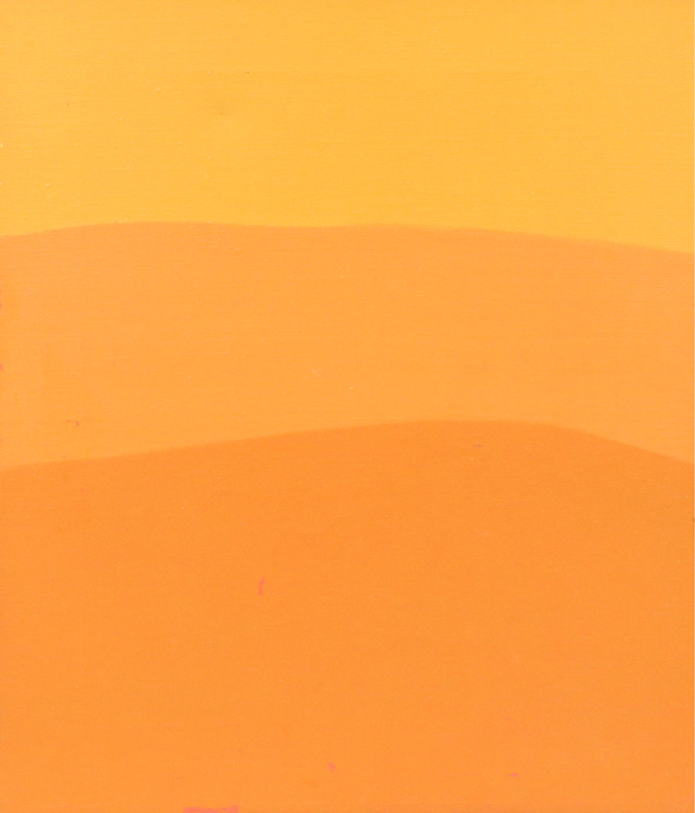 Abstract Landscape Oil Painting, Late 20th Century