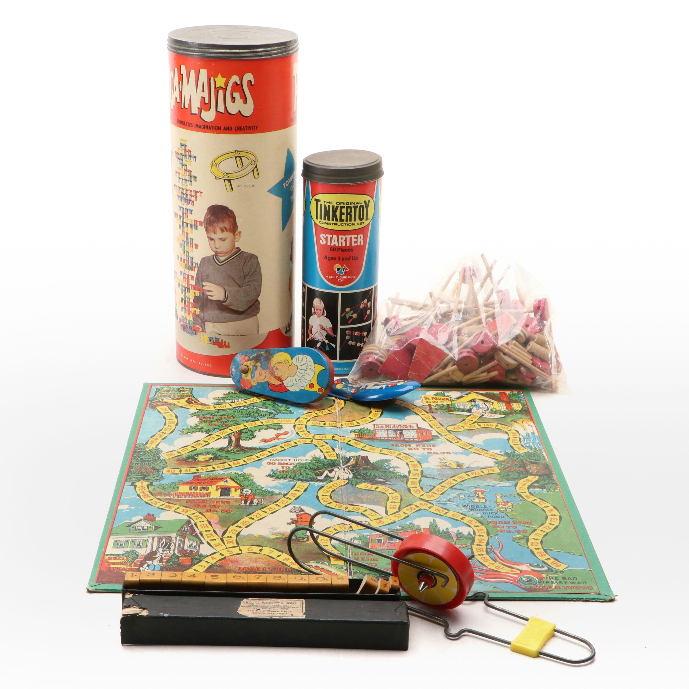 Tinker Toys, Ringa-Majig and Other Vintage Play toys
