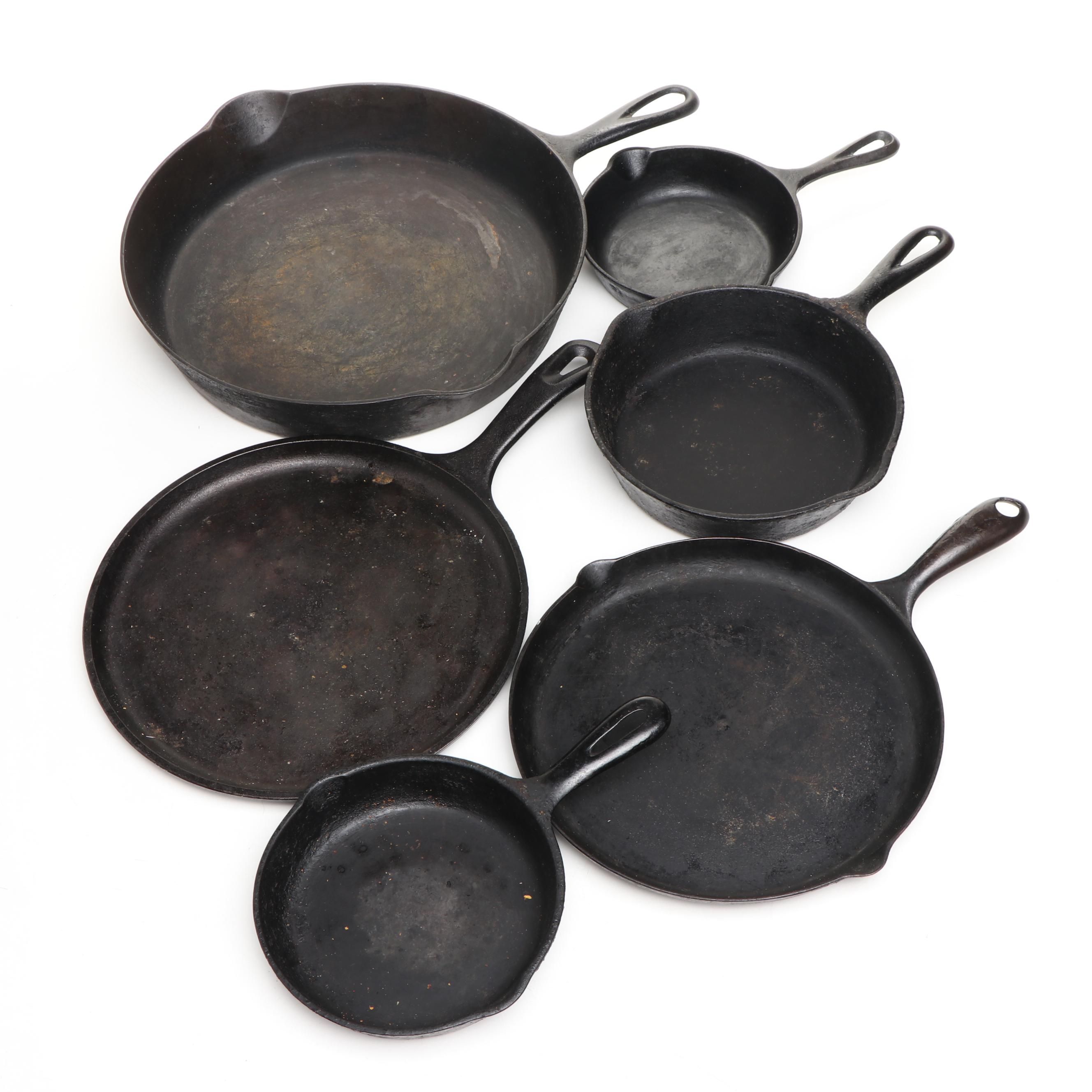 Wapak, Lodge with Other Cast Iron Skillets and Griddle