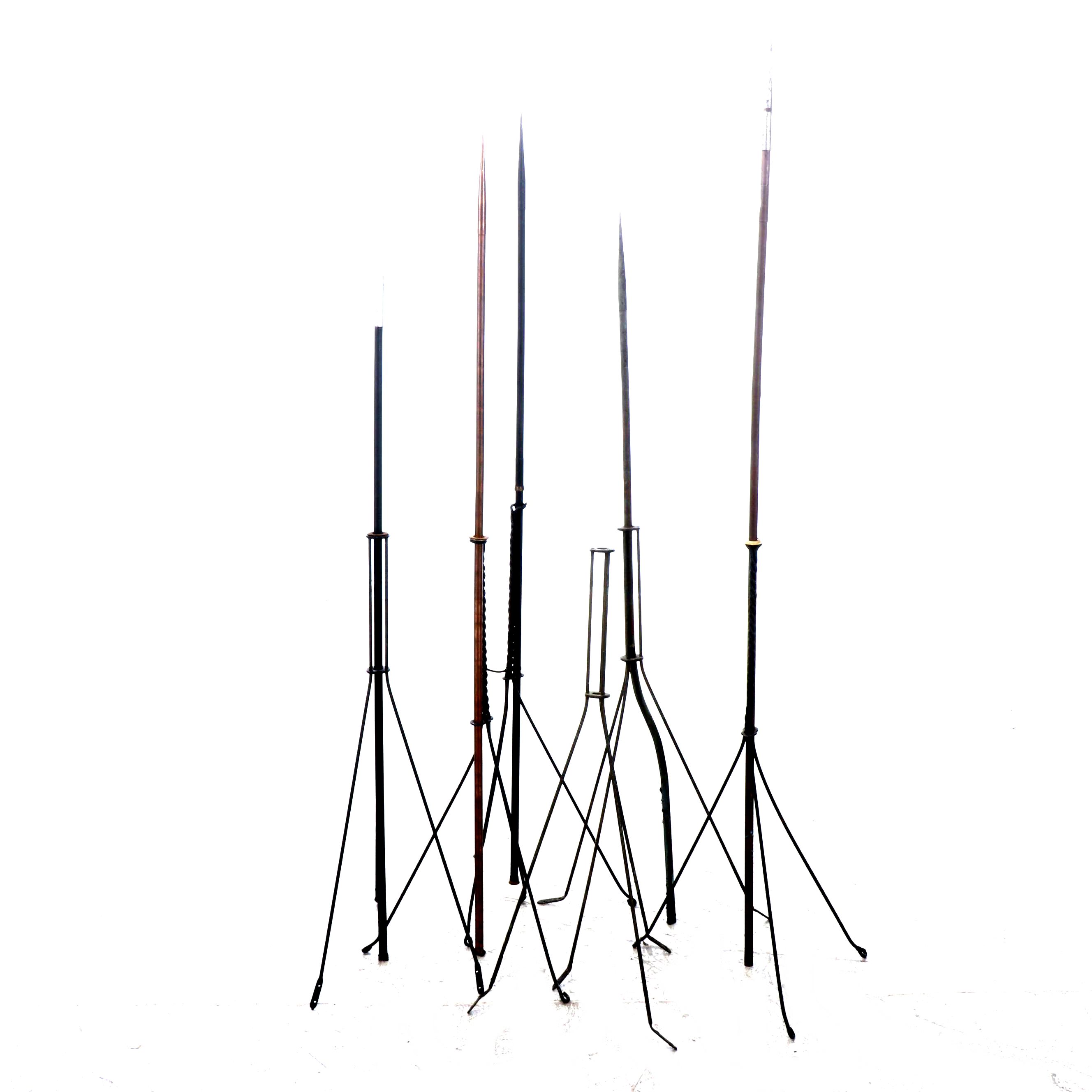 Vintage Metal Lightning Rods