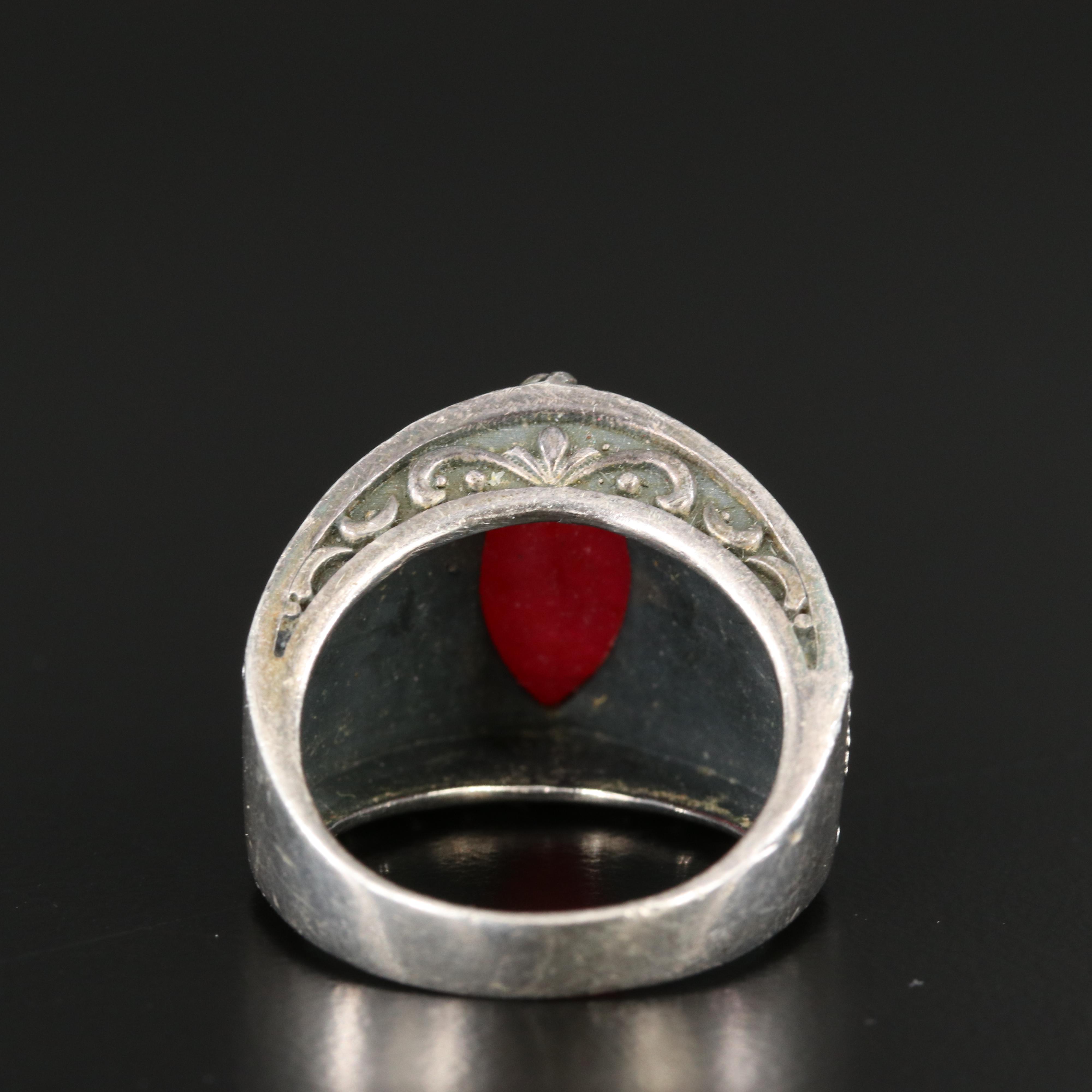 Sterling Corundum Ring