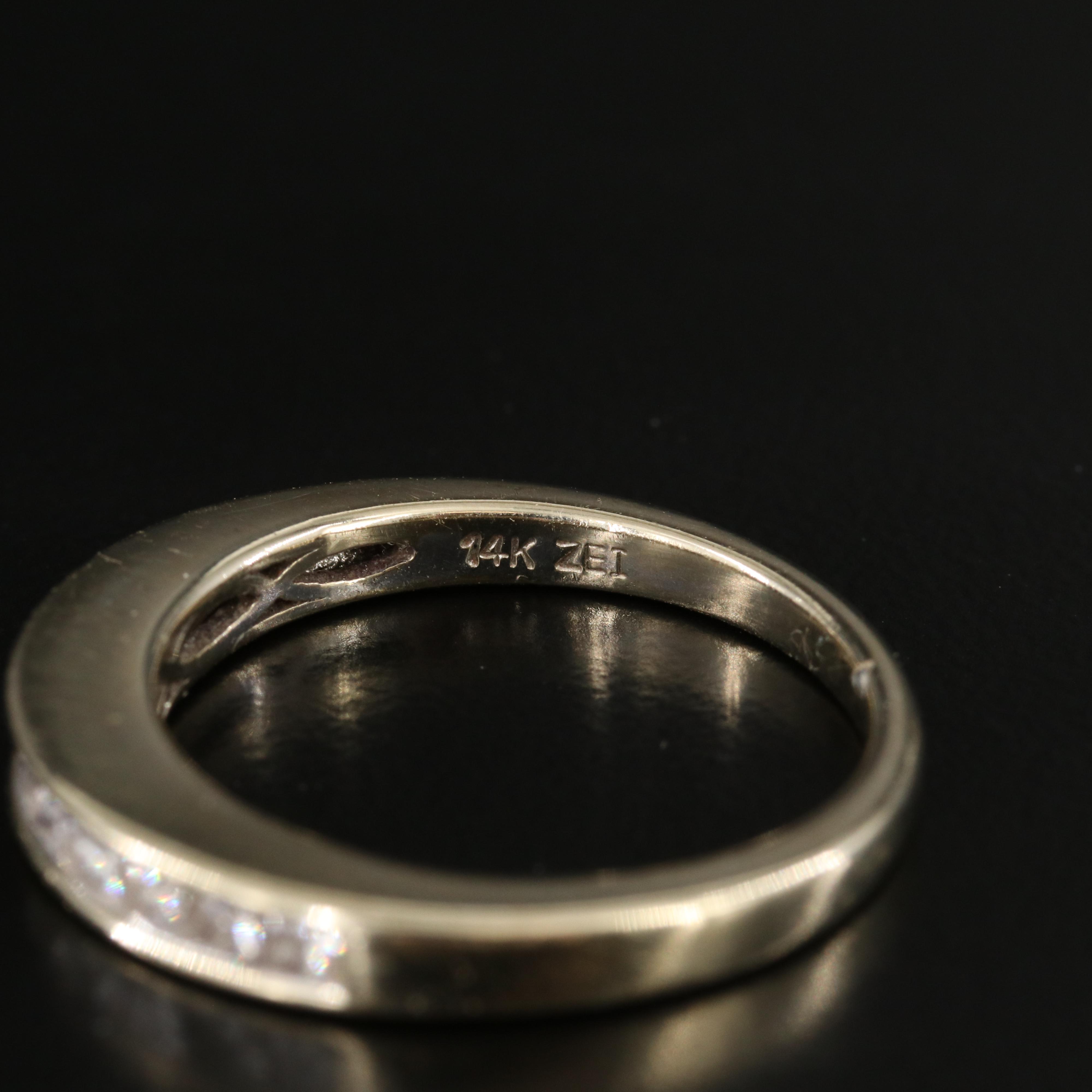 14K 0.65 CTW Diamond Band