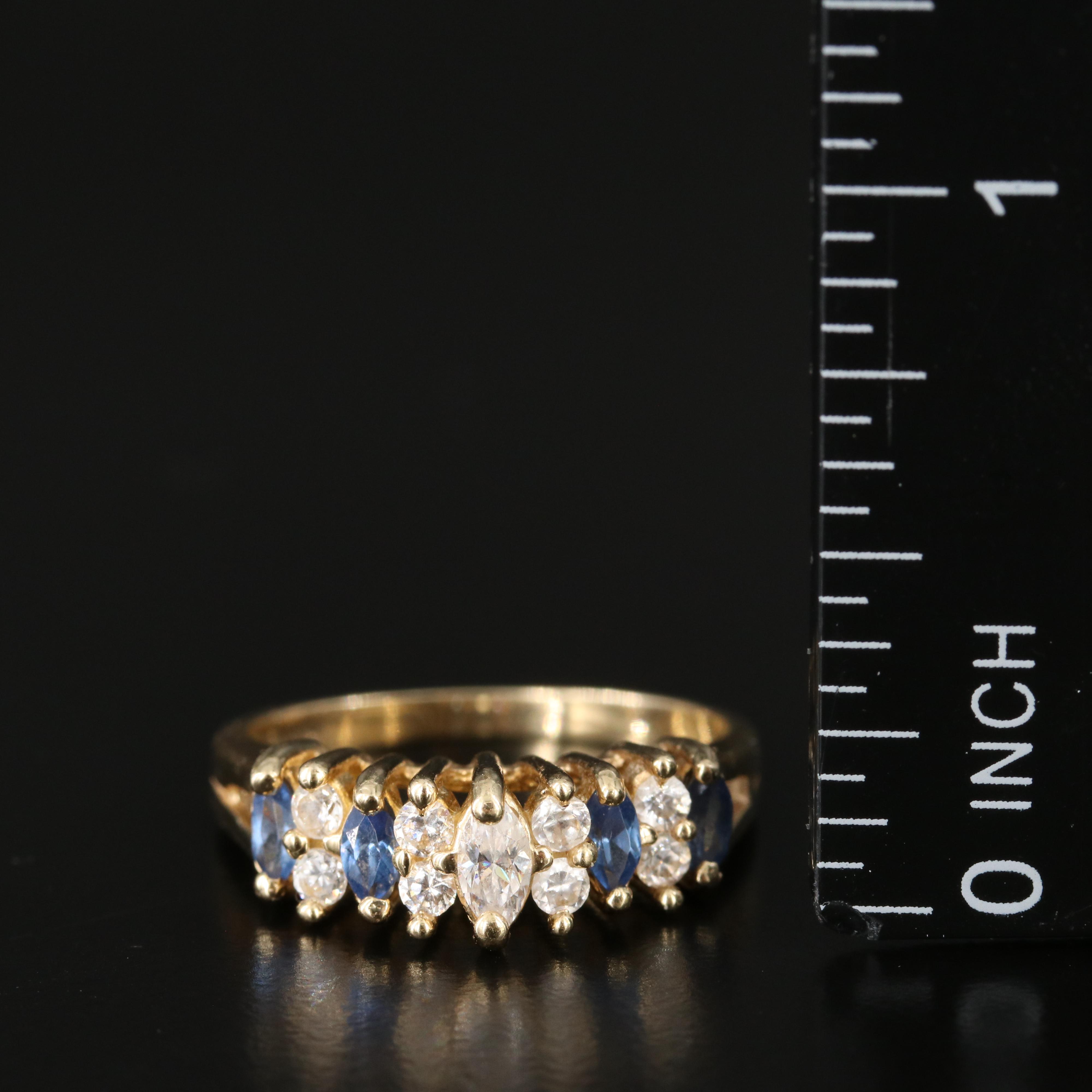 14K CZ Ring