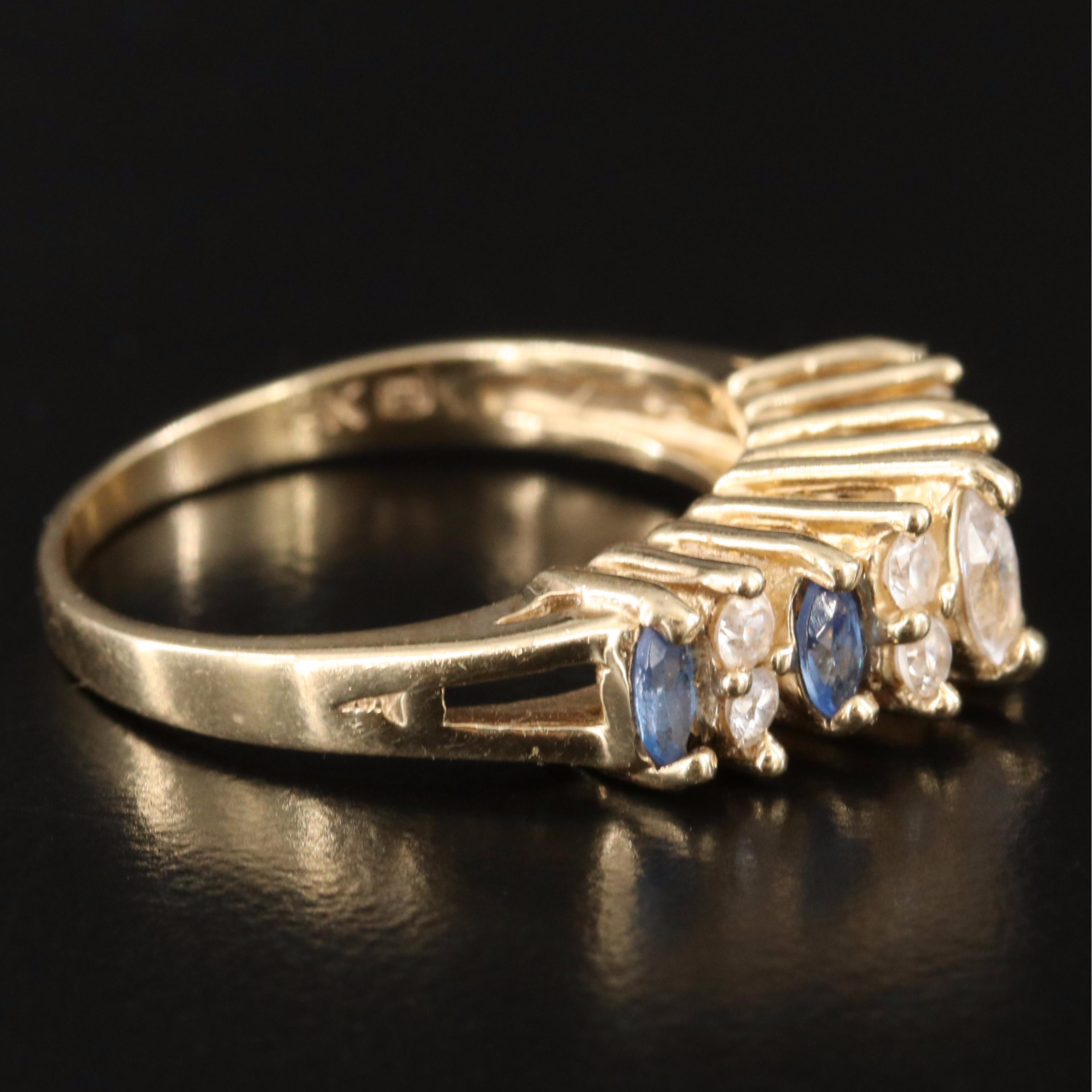 14K CZ Ring