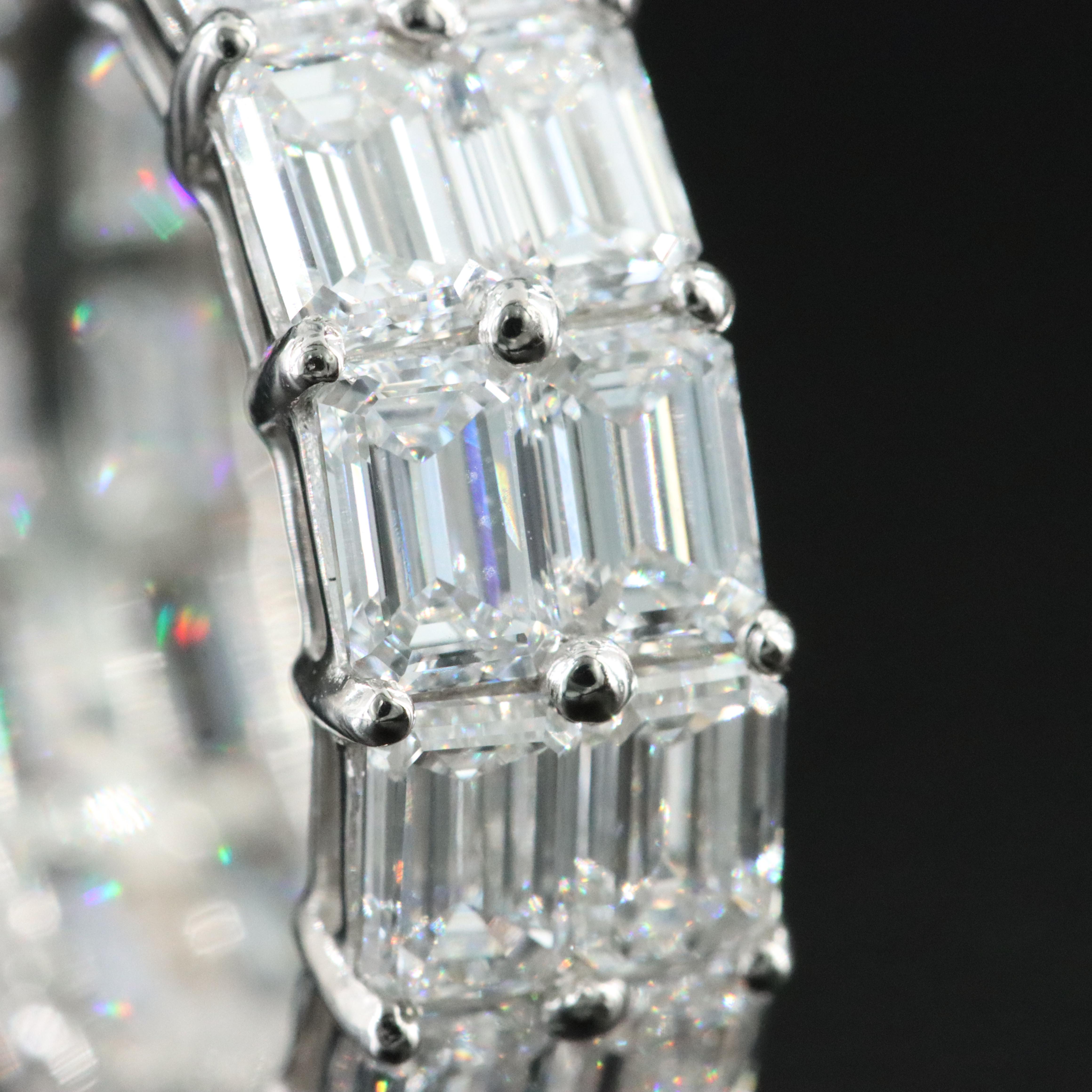Platinum 8.25 CTW Lab Grown Diamond Eternity Band