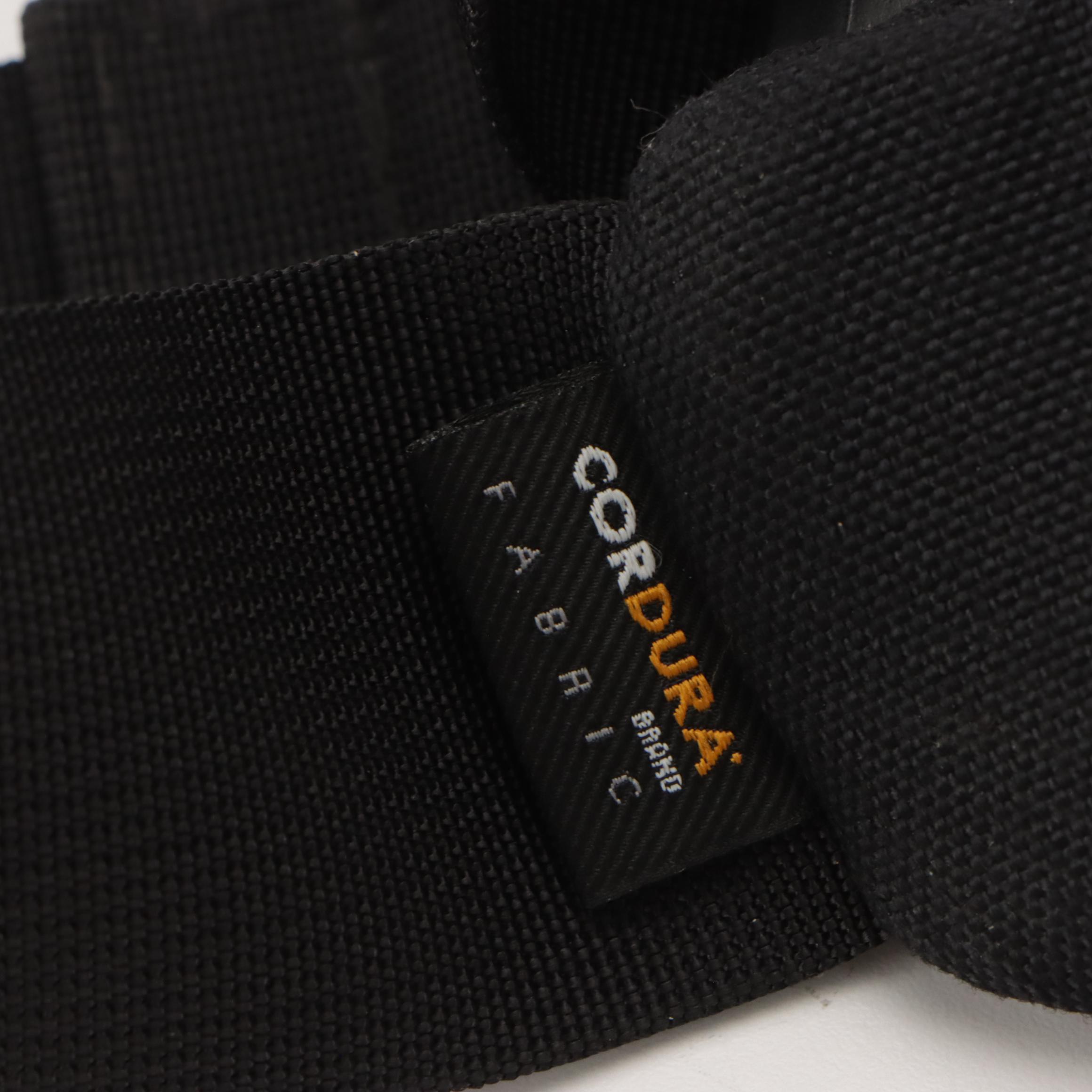 Harris Tweed x Master-Piece Waist Bag in Cordura® Fabric, Wool and Suede Trim