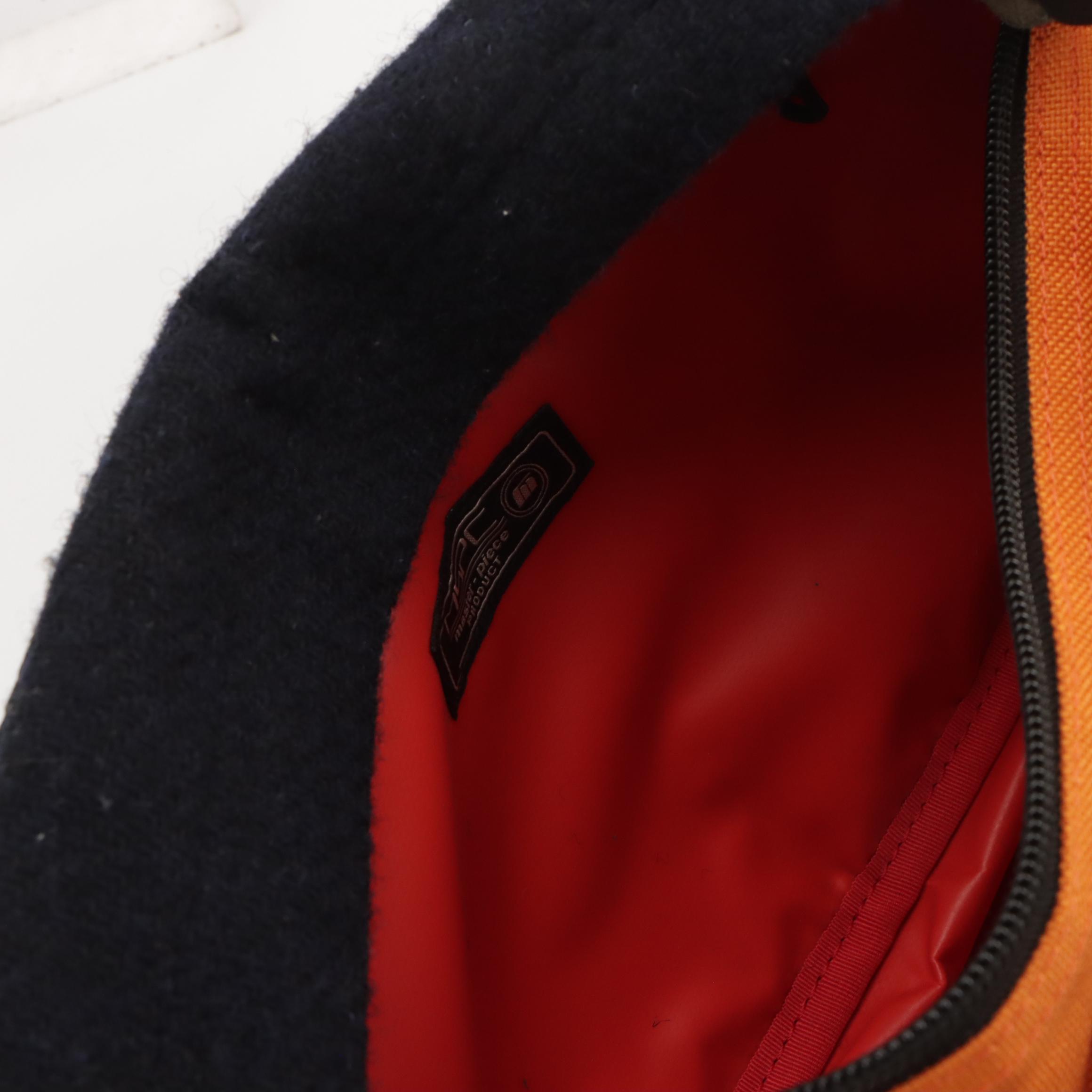 Harris Tweed x Master-Piece Waist Bag in Cordura® Fabric, Wool and Suede Trim