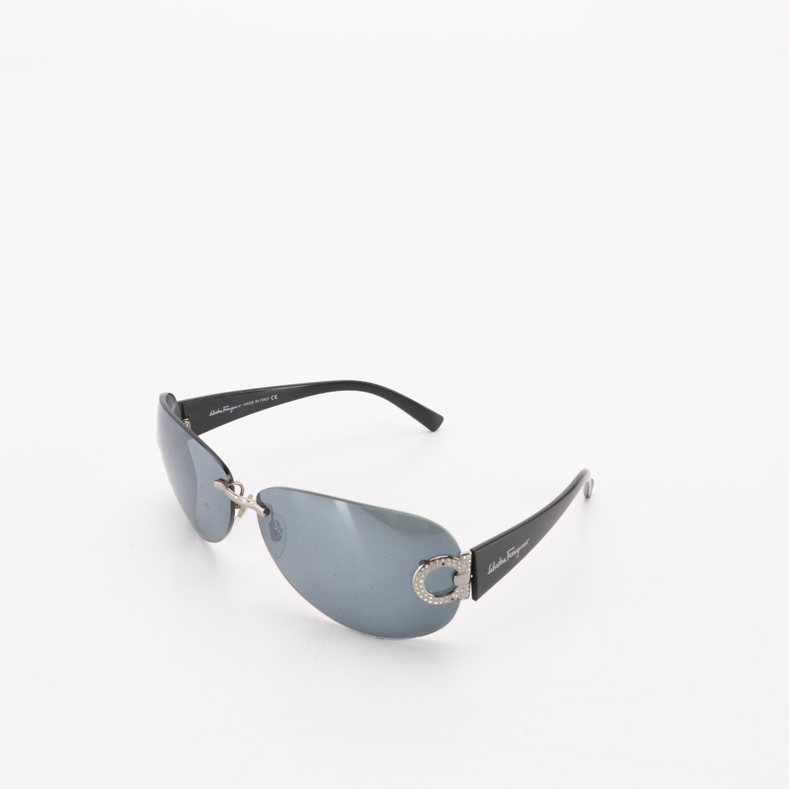 Salvatore Ferragamo Gancini Sunglasses, Anna Sui Oval Sunglasses, and More