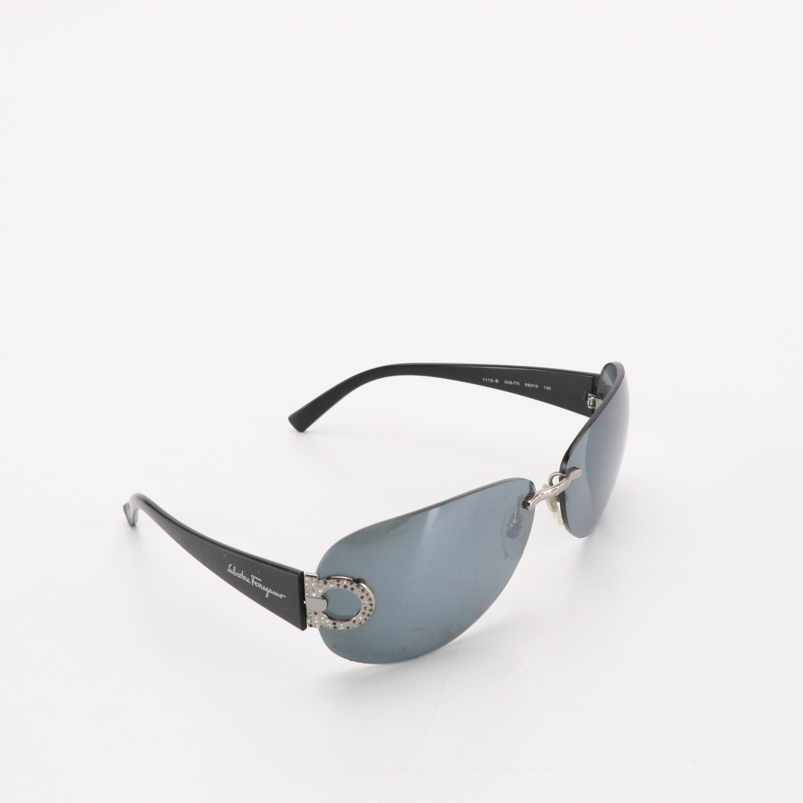 Salvatore Ferragamo Gancini Sunglasses, Anna Sui Oval Sunglasses, and More