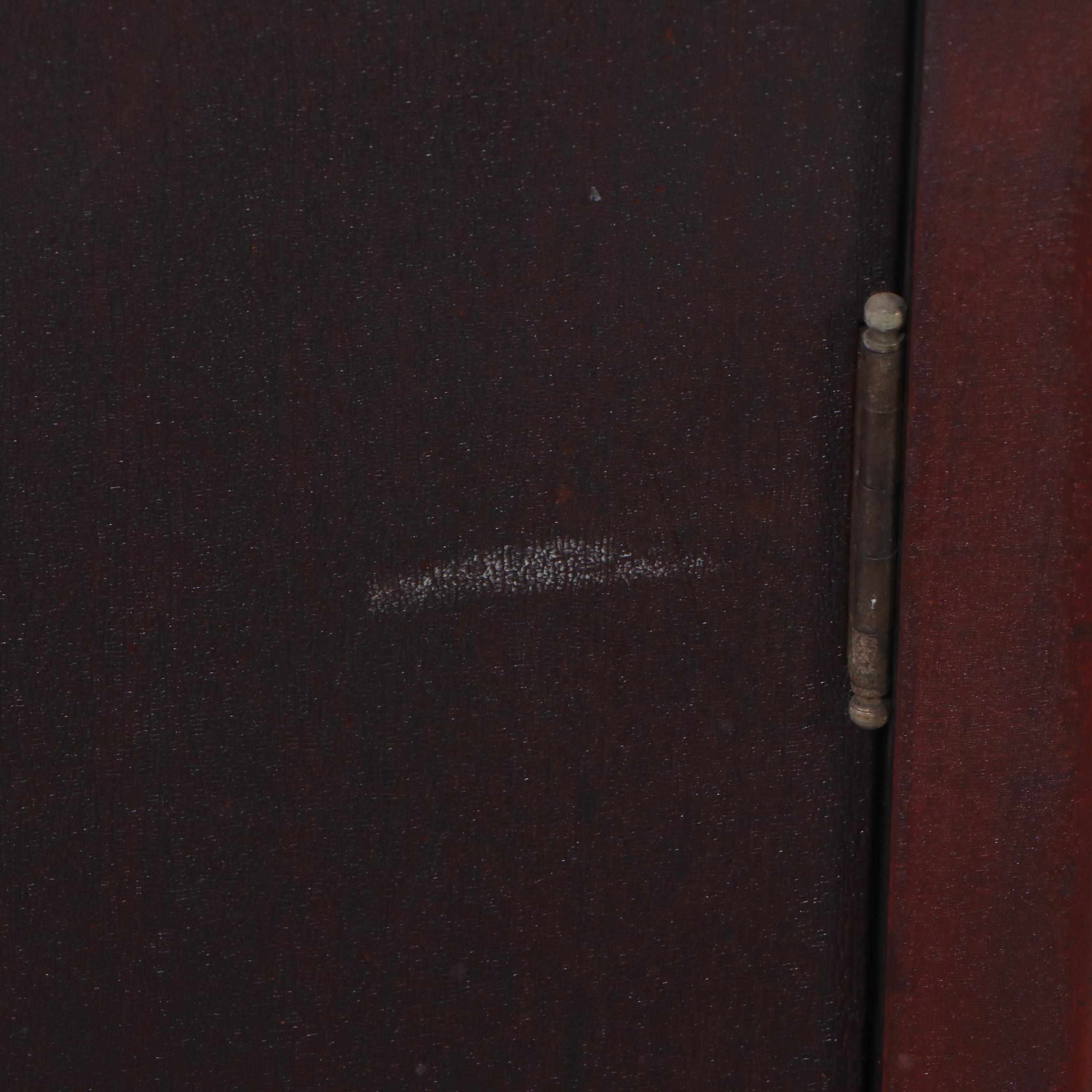 Pathé Phonograph in Mahogany Cabinet, Early 20th Century