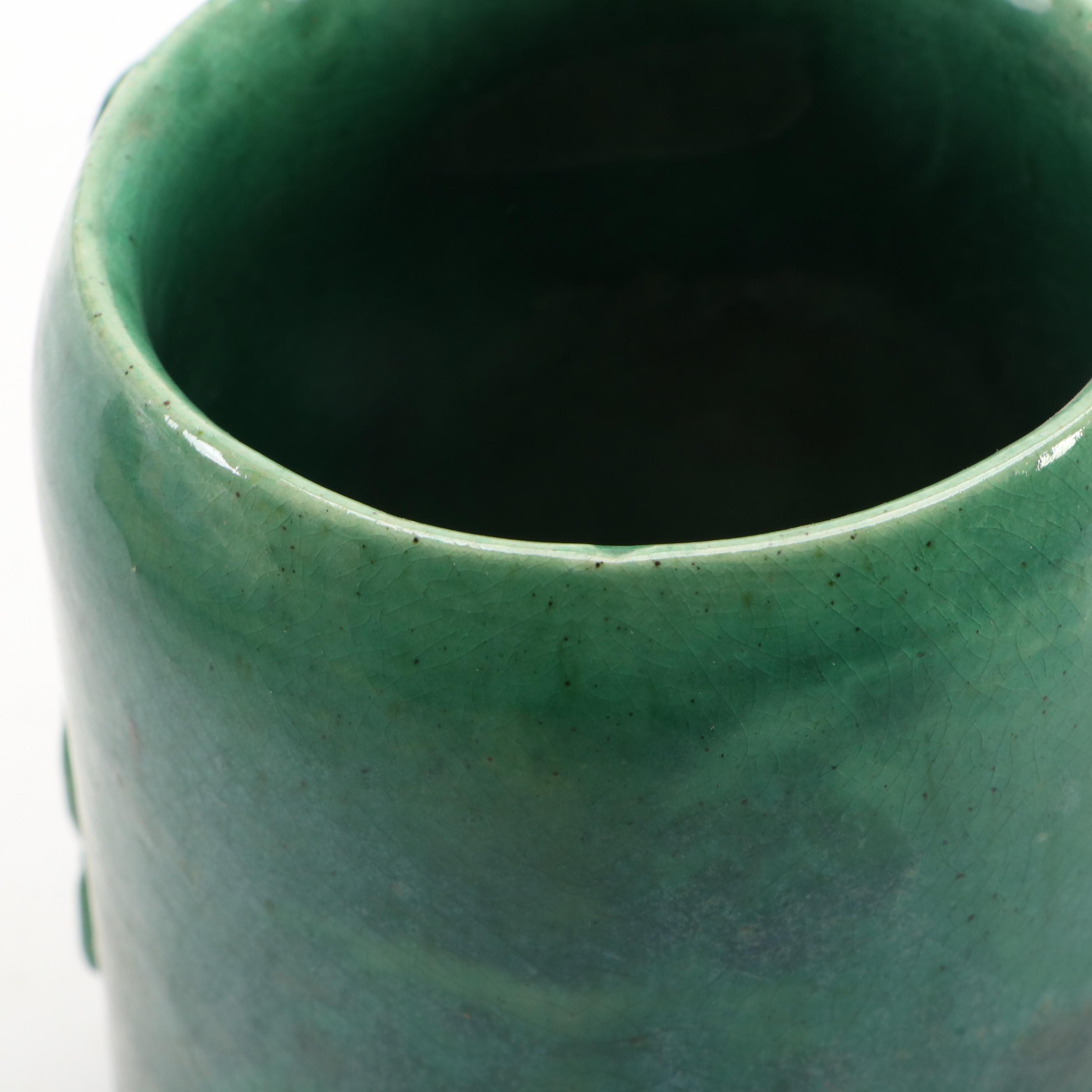 Noseda Kuurne Figural Brussels Stoneware Mugs, 1970s