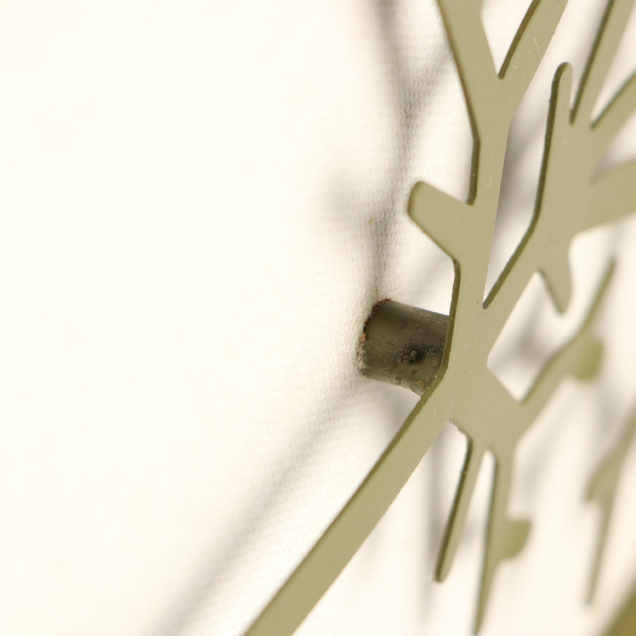 Green Metal Tree Wall Hangings