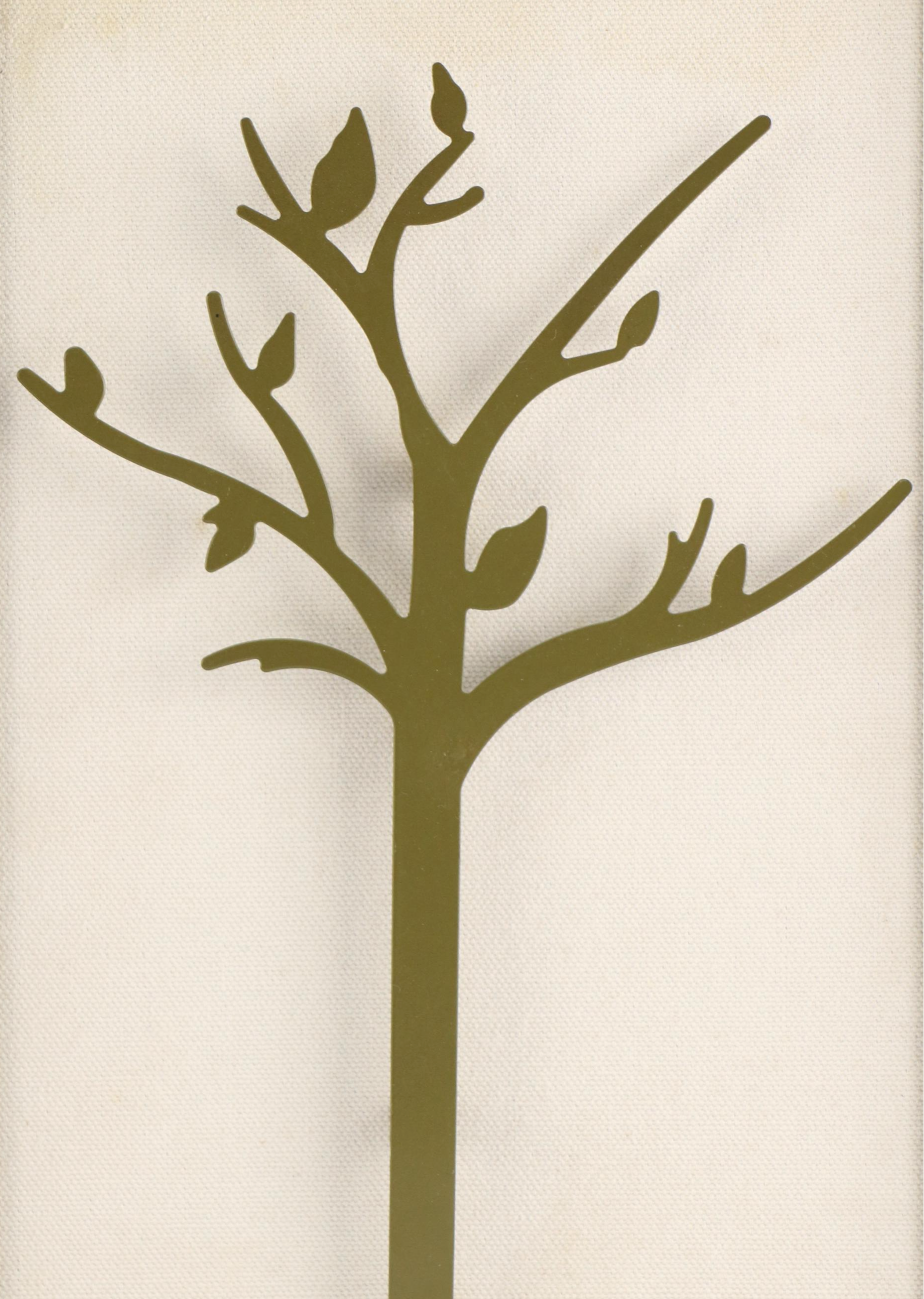 Green Metal Tree Wall Hangings
