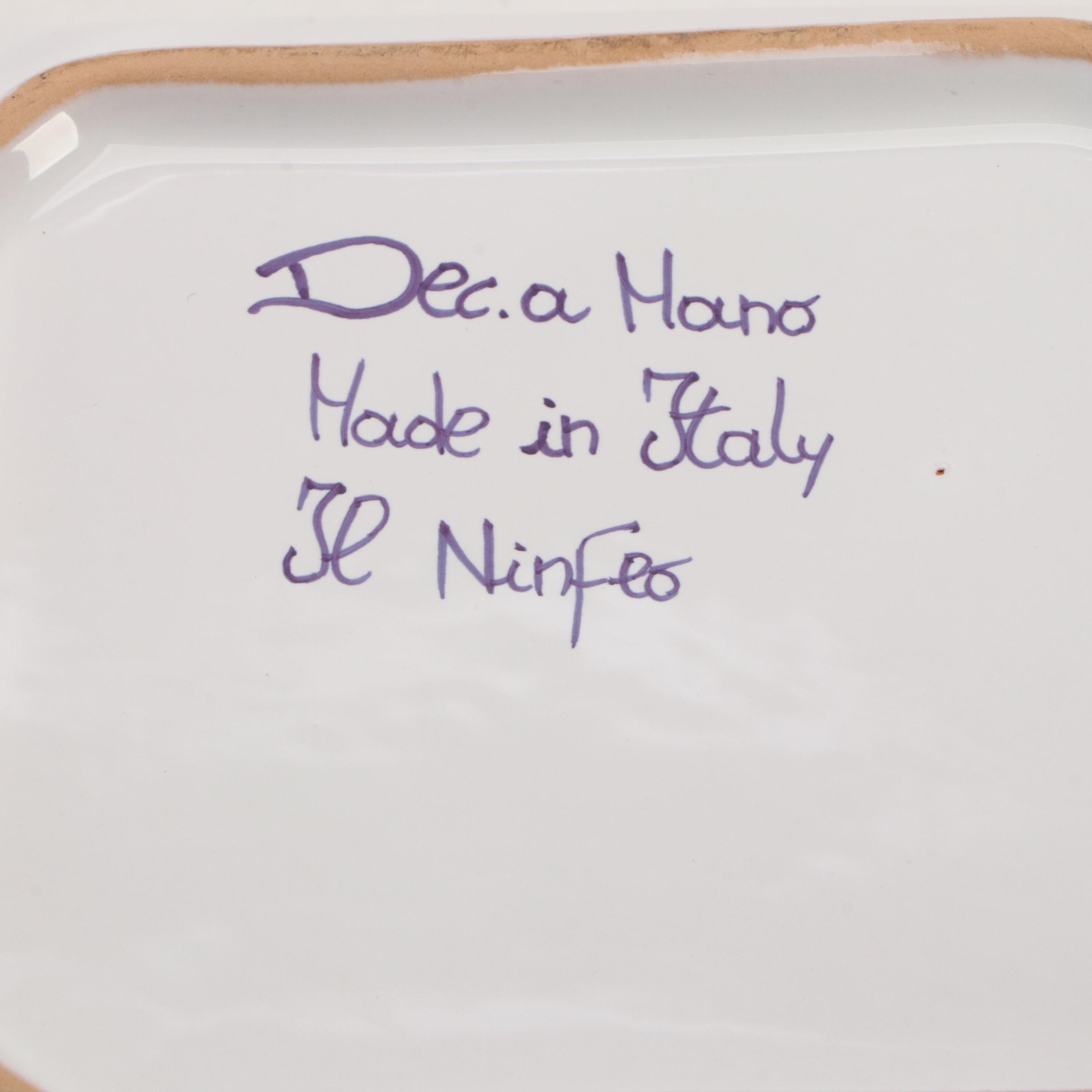 Italian Hand-Painted Ceramic Bowl