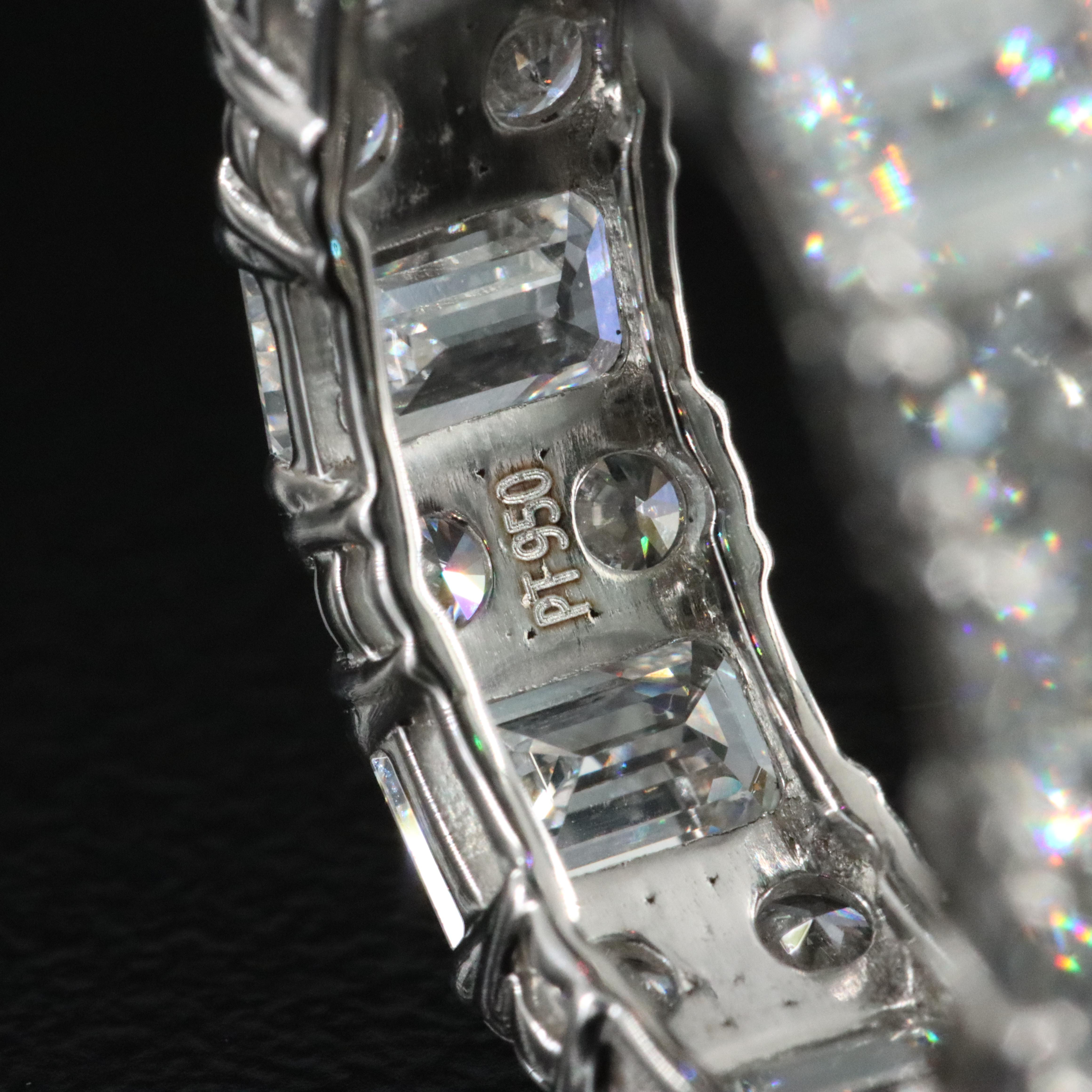 Platinum 7.26 CTW Lab Grown Diamond Eternity Band