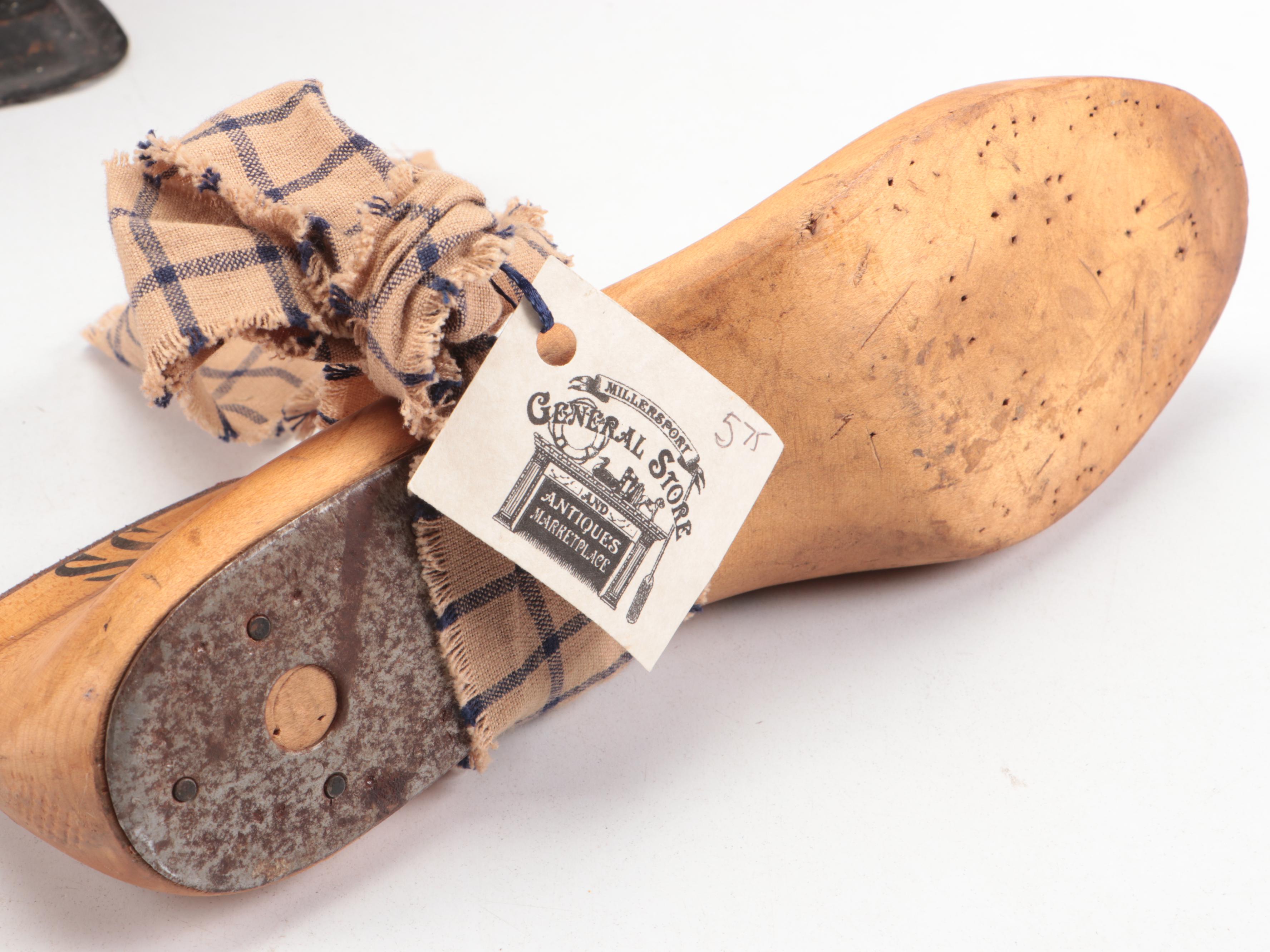 Primitive Style Handwoven Baskets, Sad Irons and More