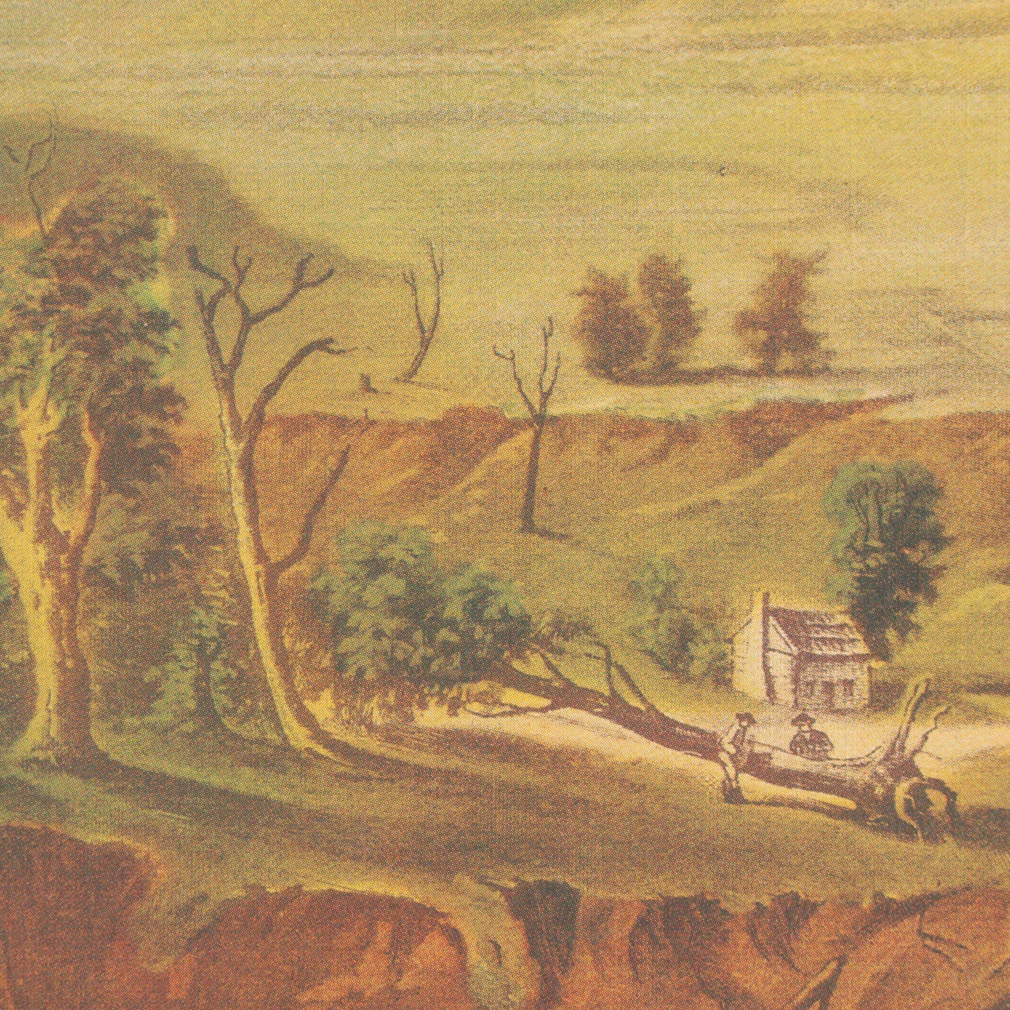 Offset Lithograph After A. J. Swing "Cincinnati - 1800," 1987