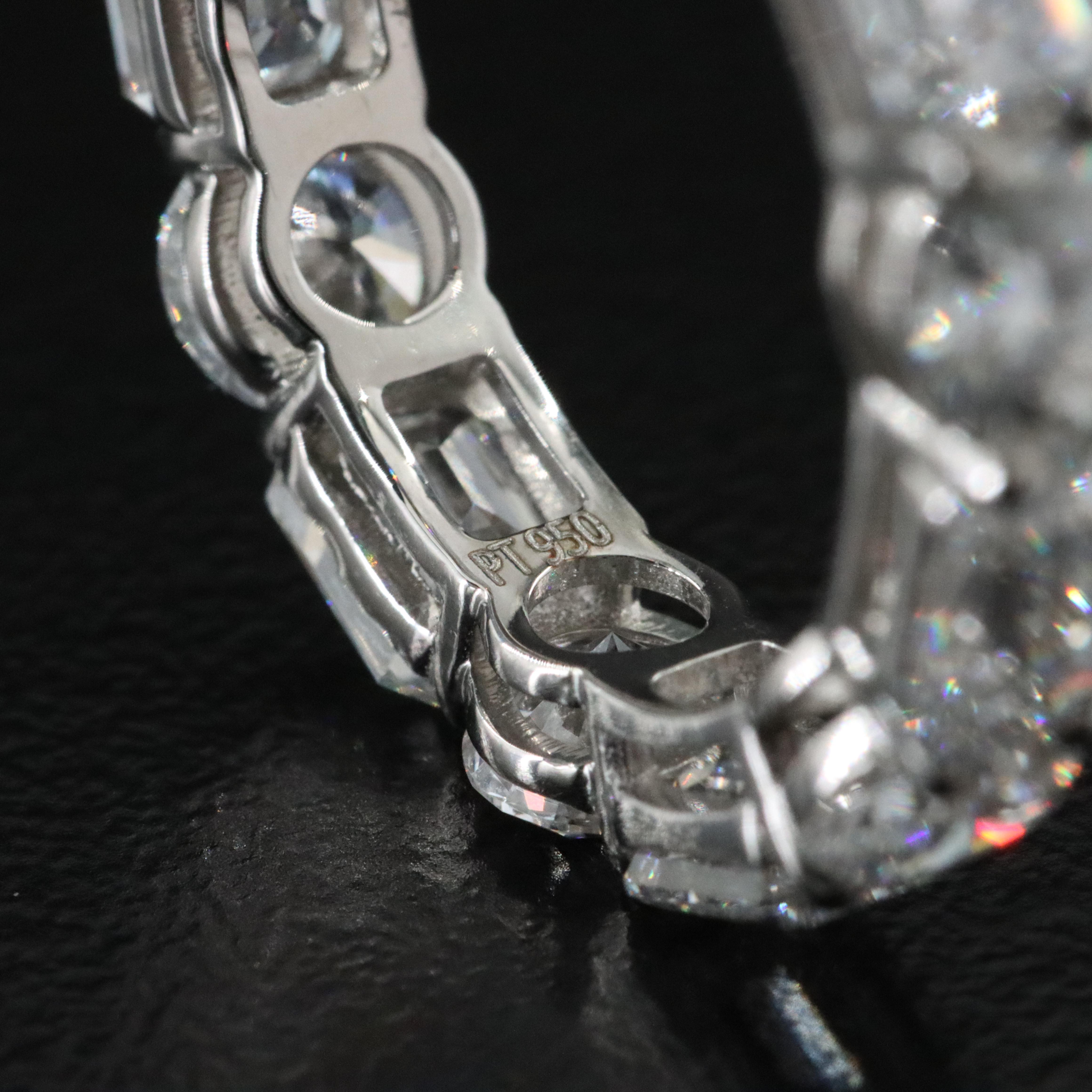 Platinum 5.52 CTW Lab Grown Diamond Eternity Band