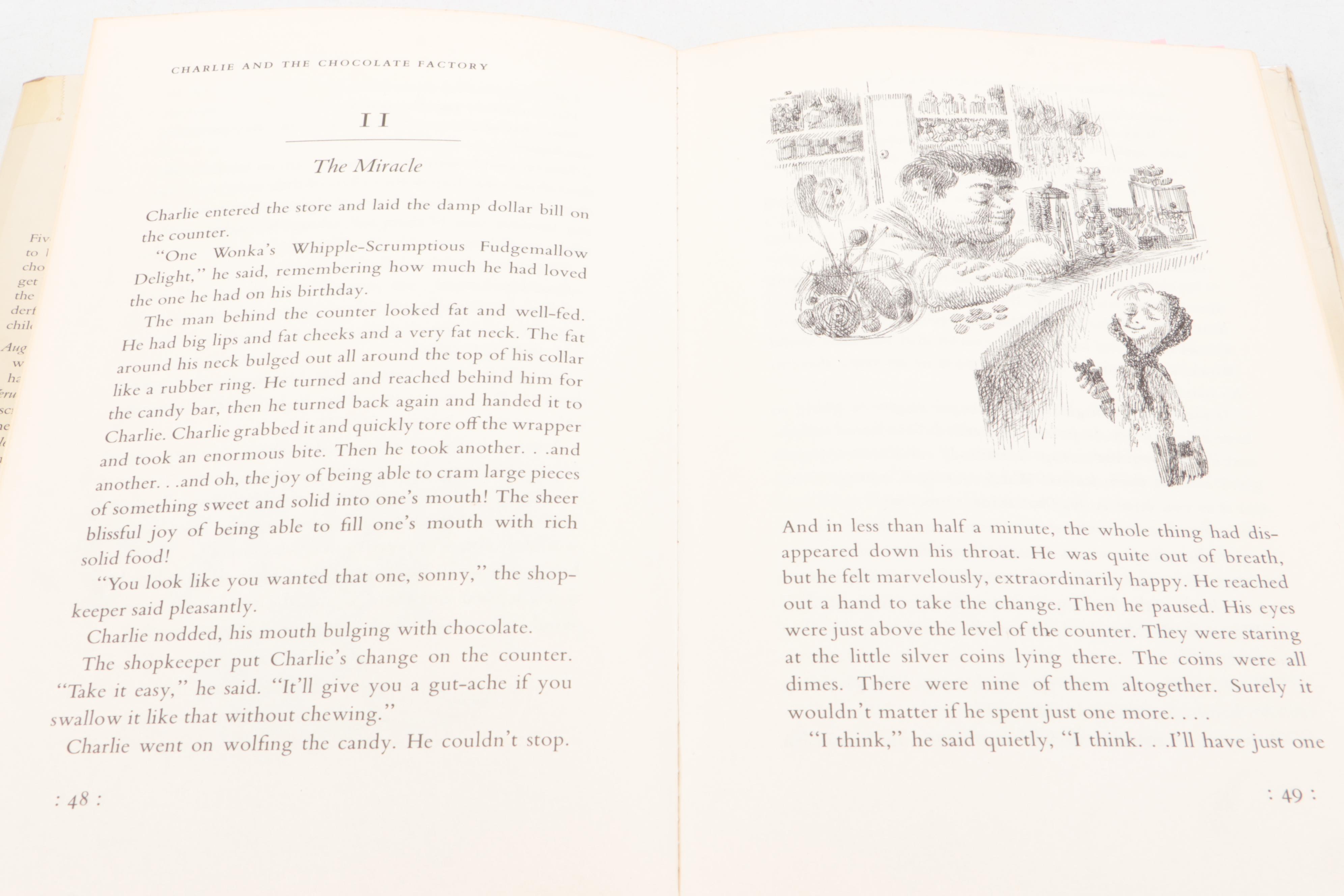 First Edition, Later Printing "Charlie and the Chocolate Factory" by Roald Dahl