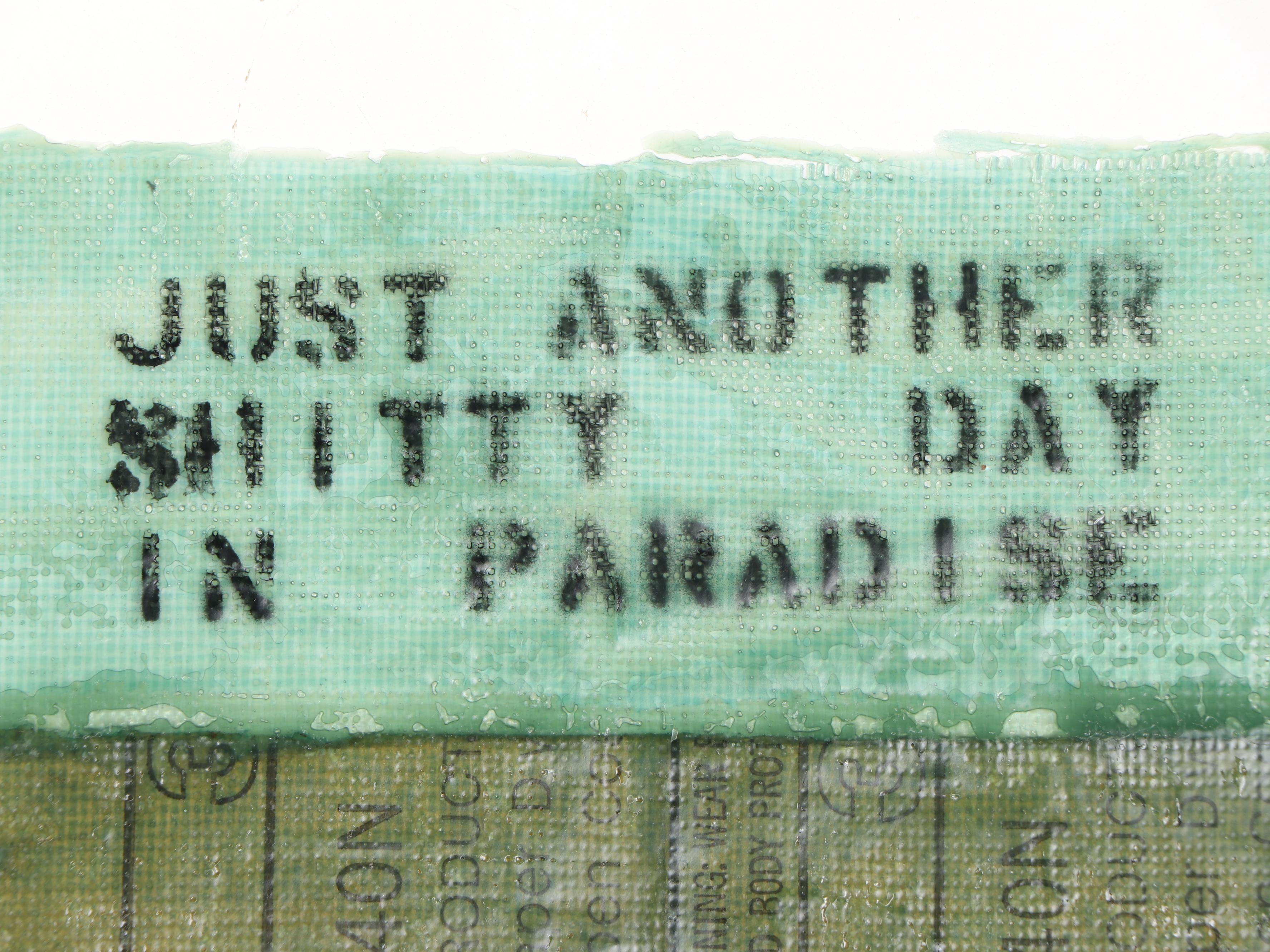 Ashley Bickerton Mixed Media "Just Another Shitty Day in Paradise," 1993