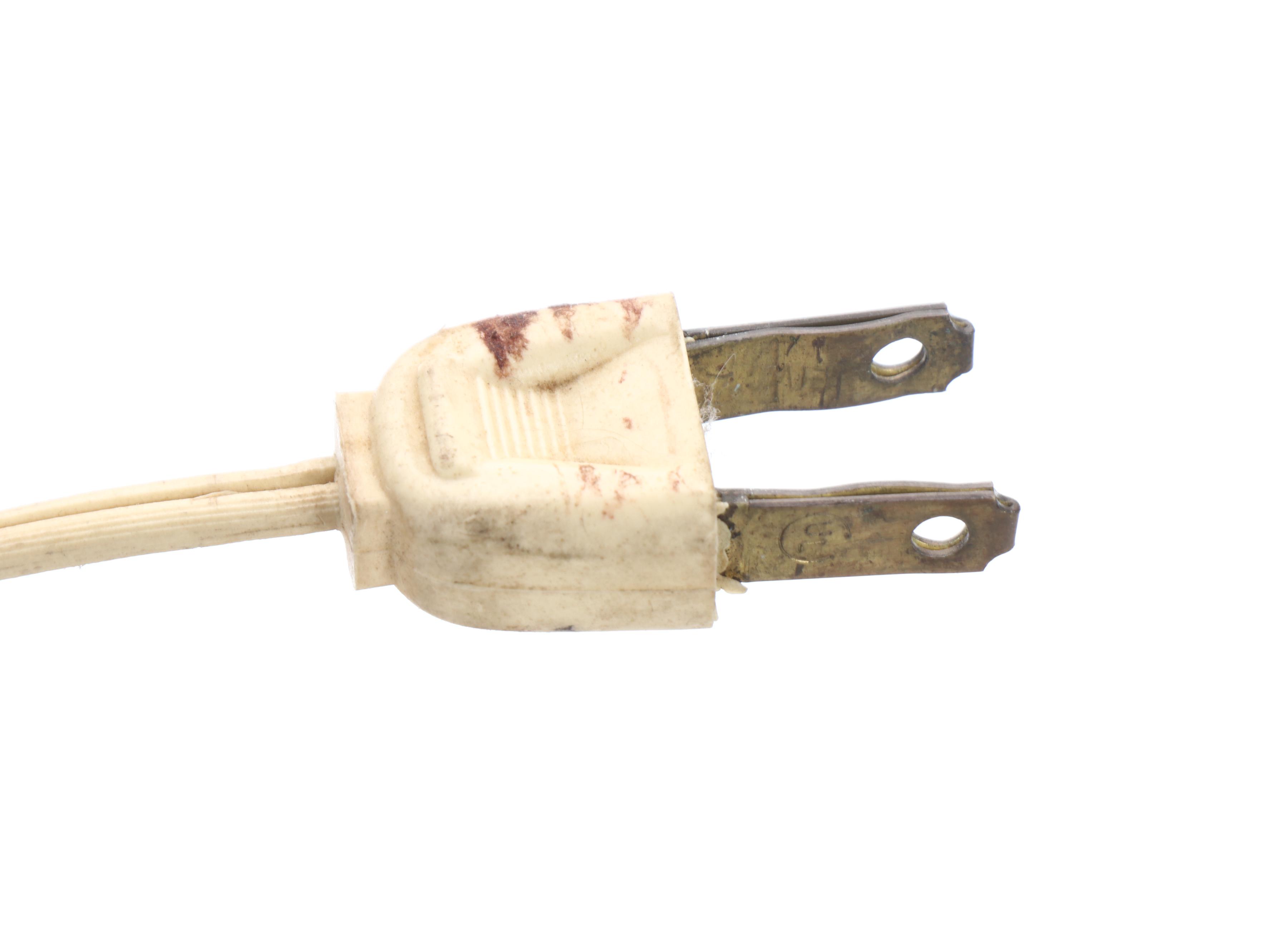 Brass Double Horse Head Form Table Lamp